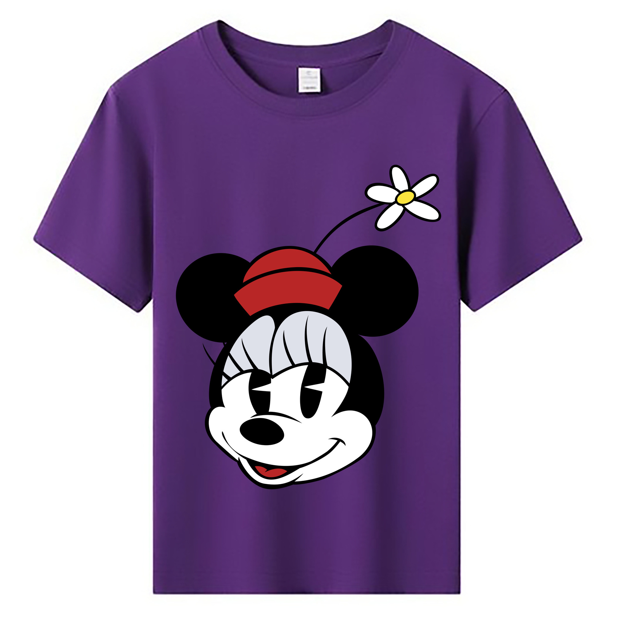ミッキーマウス Mickey Mouse 綿100％キッズTシャツ（フロントプリント）