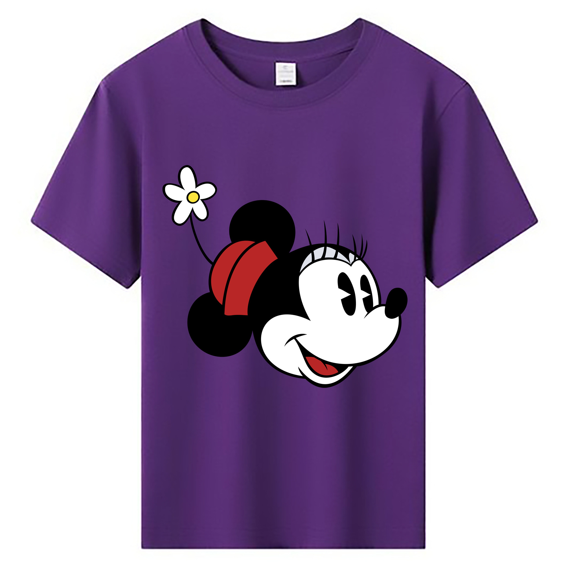 ミッキーマウス Mickey Mouse 綿100％キッズTシャツ（フロントプリント）