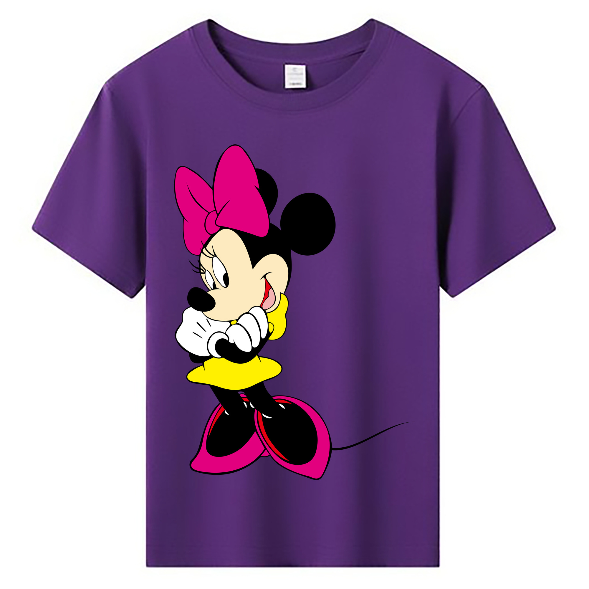 ミッキーマウス Mickey Mouse 綿100％キッズTシャツ（フロントプリント）