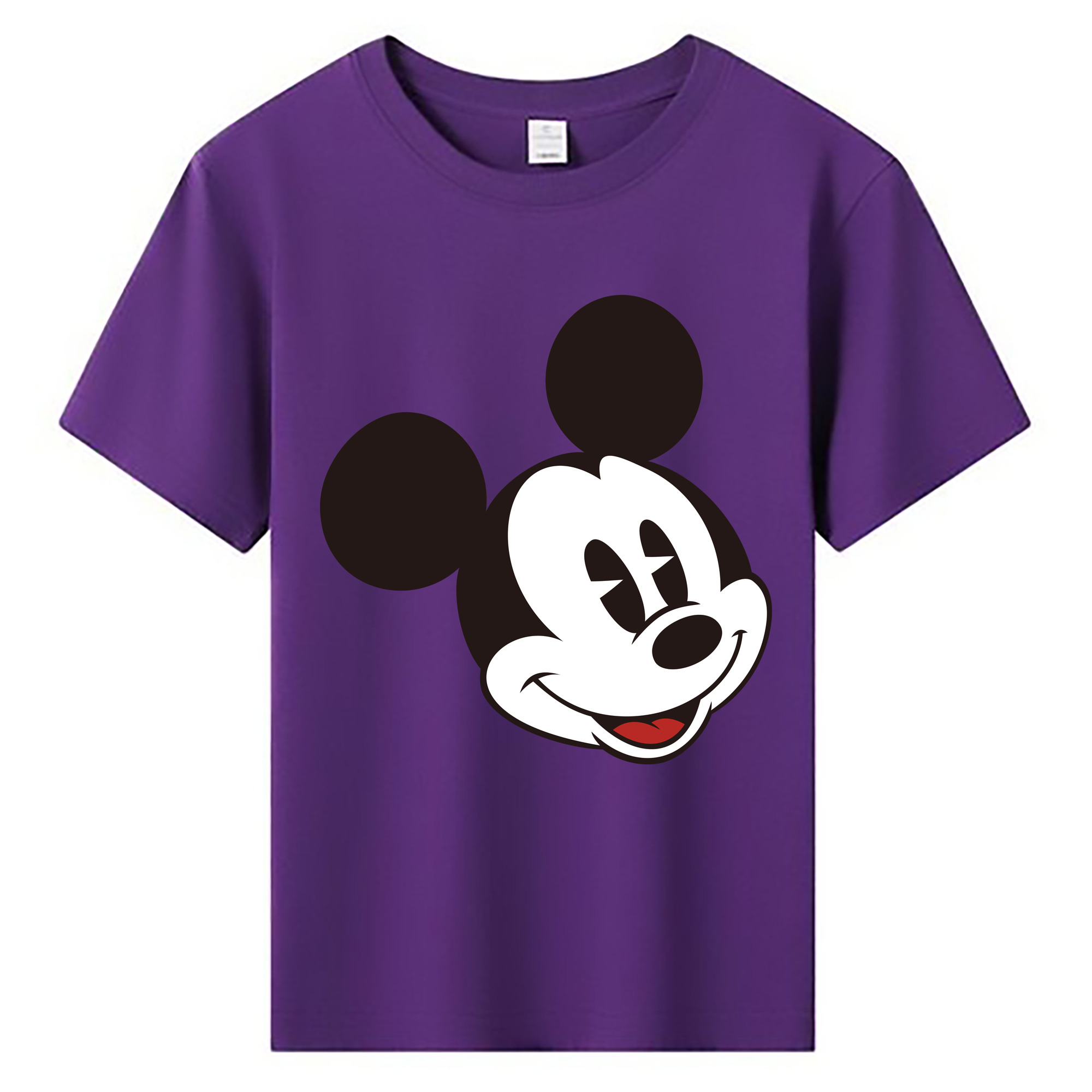 ミッキーマウス Mickey Mouse 綿100％キッズTシャツ（フロントプリント）