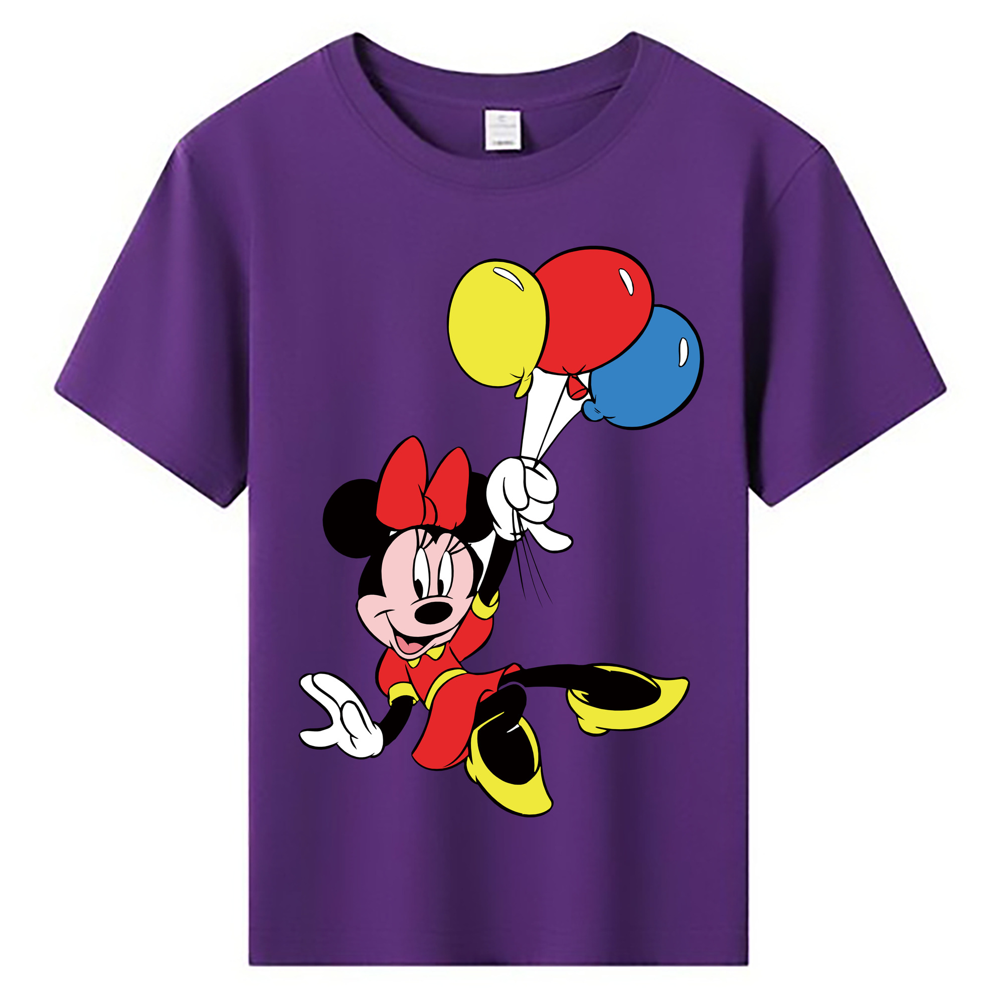 ミッキーマウス Mickey Mouse 綿100％キッズTシャツ（フロントプリント）