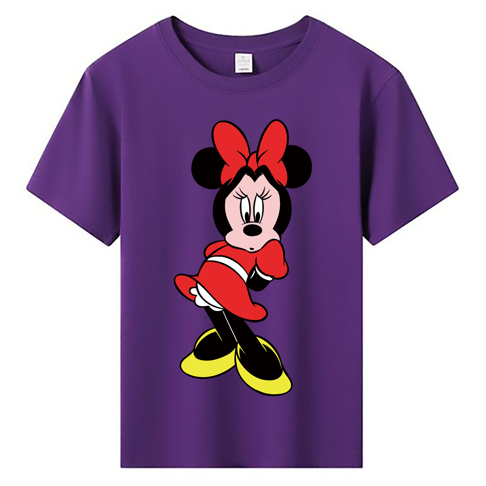 ミッキーマウス Mickey Mouse 綿100％キッズTシャツ（フロントプリント）