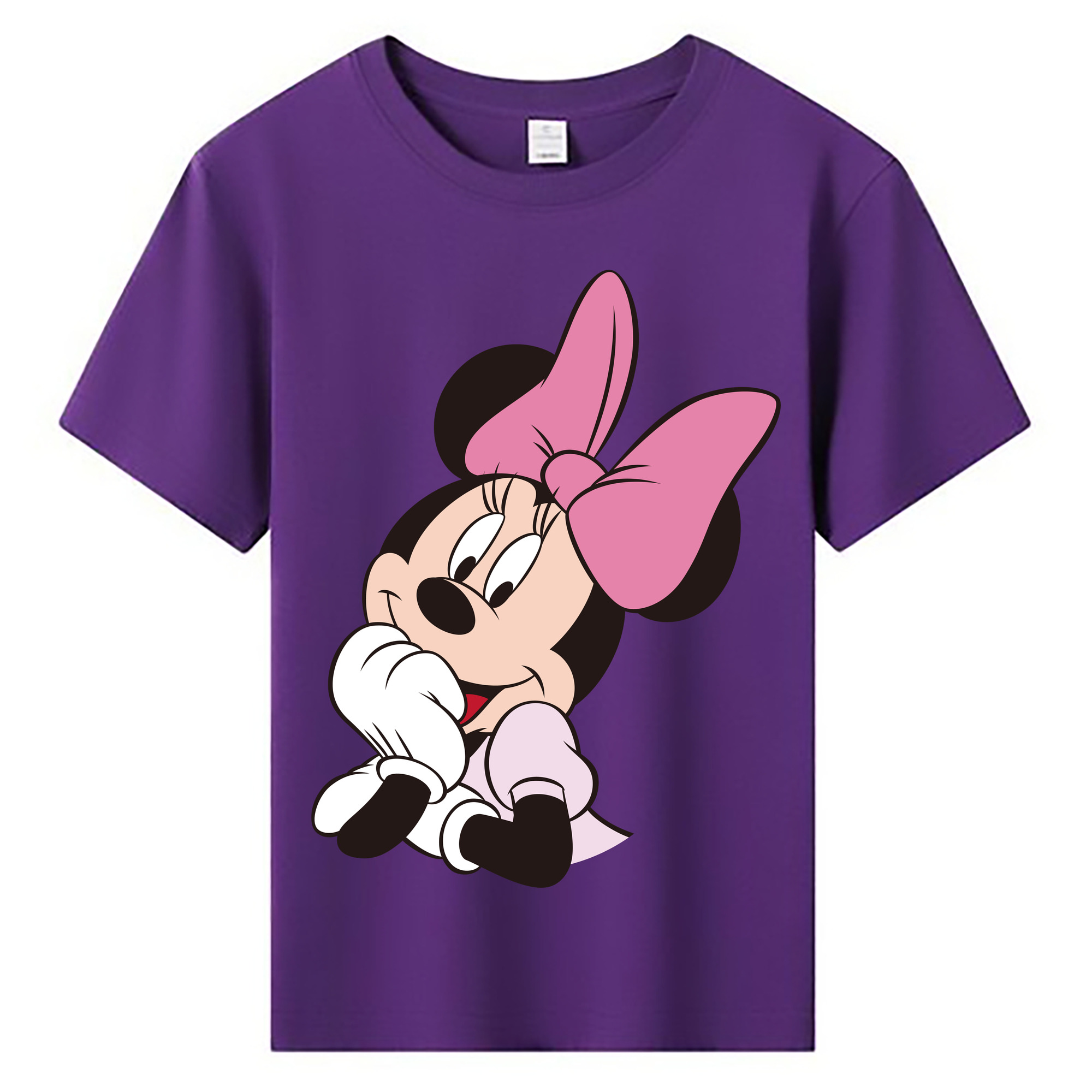 ミッキーマウス Mickey Mouse 綿100％キッズTシャツ（フロントプリント）