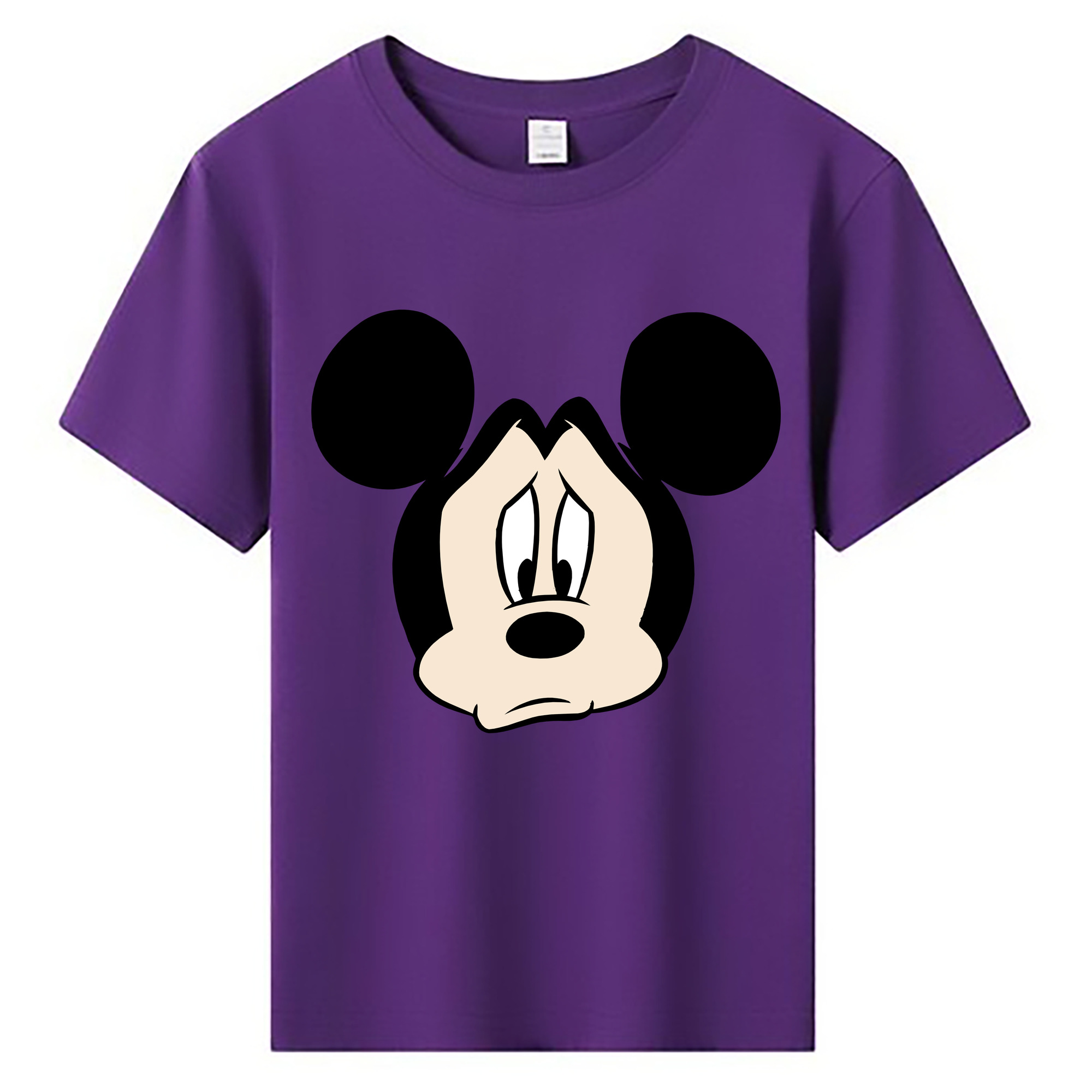 ミッキーマウス Mickey Mouse 綿100％キッズTシャツ（フロントプリント）
