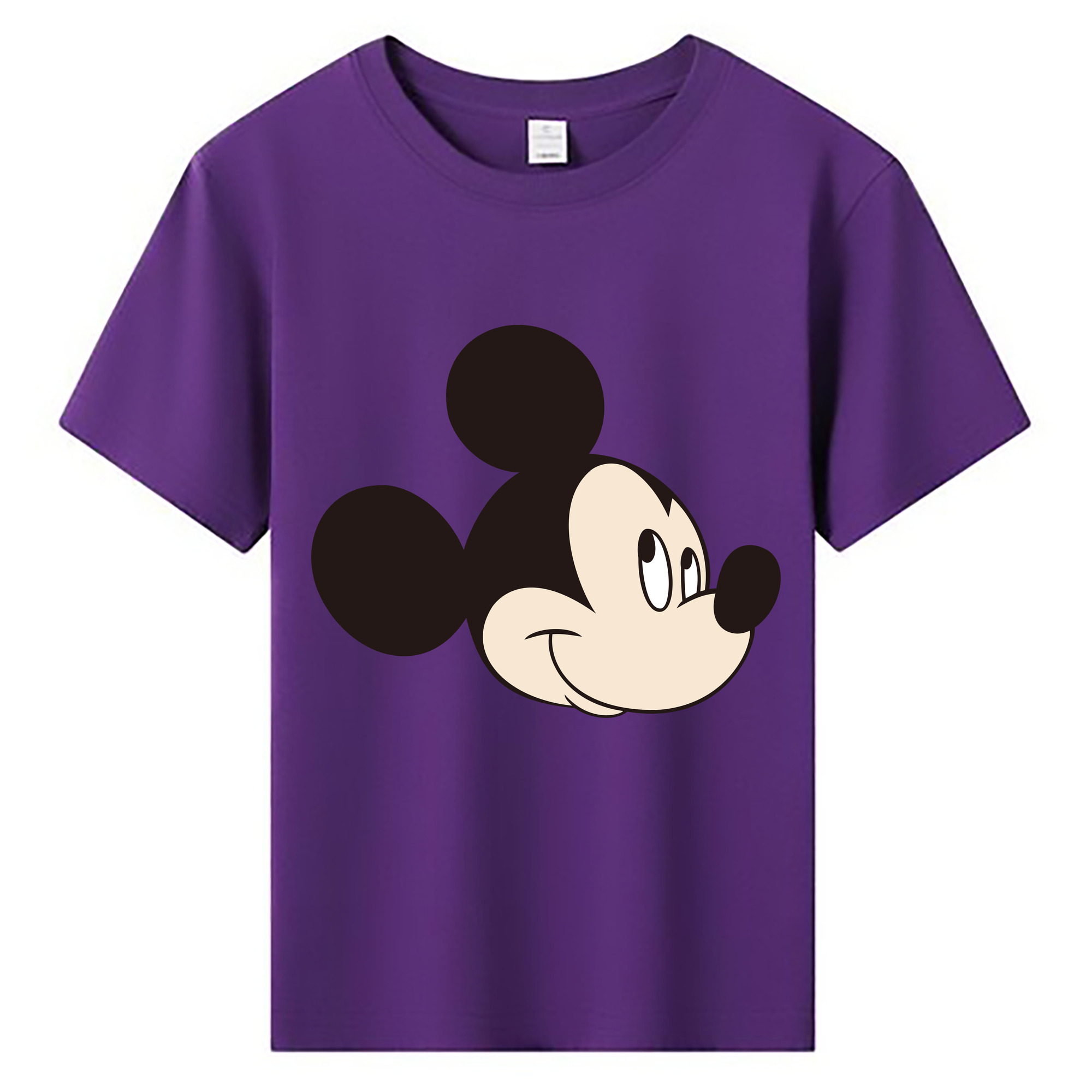 ミッキーマウス Mickey Mouse 綿100％キッズTシャツ（フロントプリント）