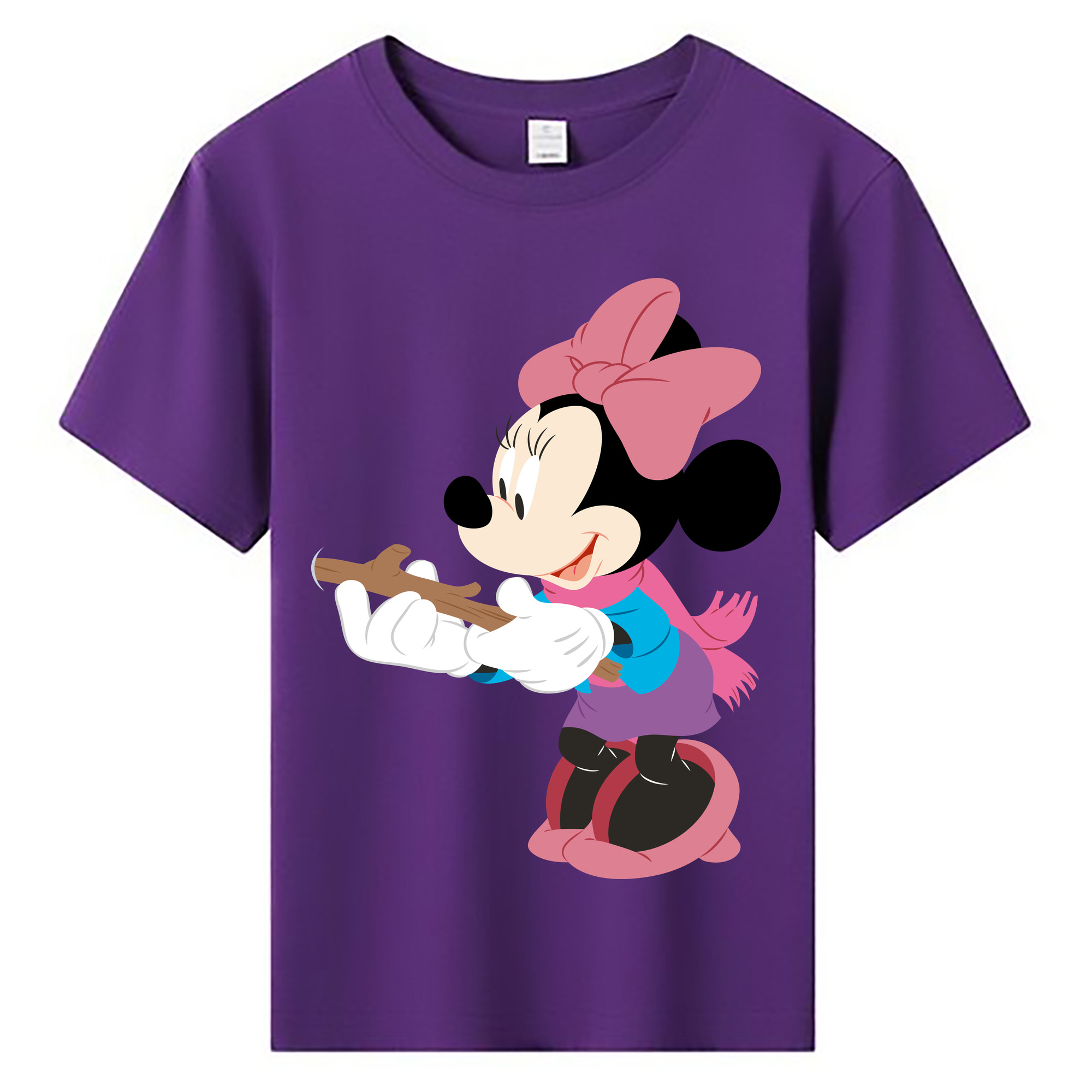 ミッキーマウス Mickey Mouse 綿100％キッズTシャツ（フロントプリント）