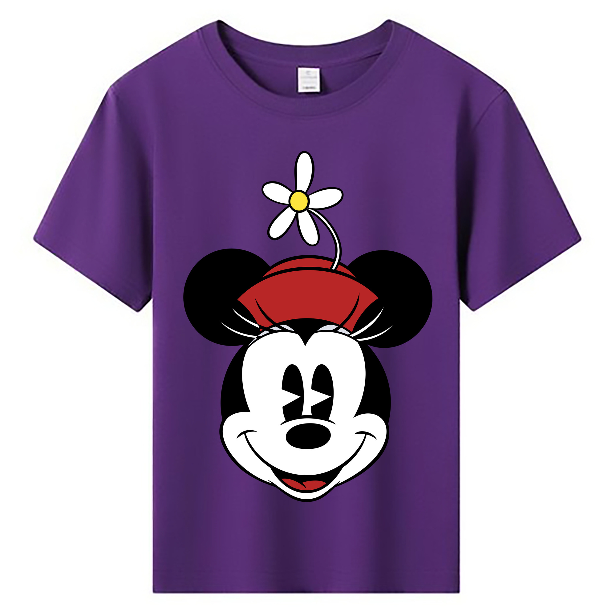 ミッキーマウス Mickey Mouse 綿100％キッズTシャツ（フロントプリント）