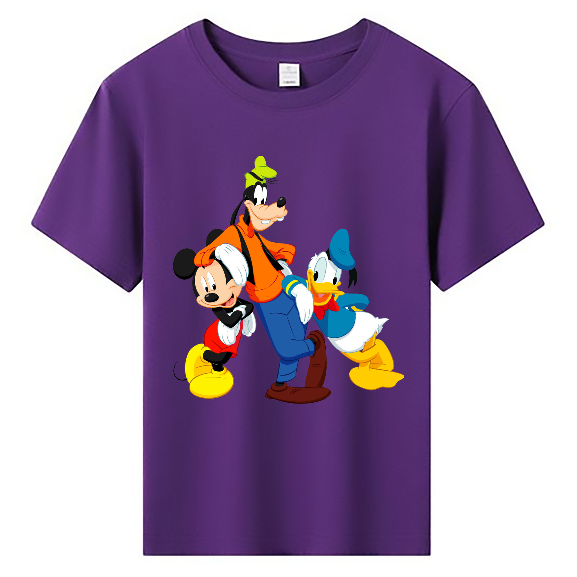 ミッキーマウス Mickey Mouse 綿100％キッズTシャツ（フロントプリント）