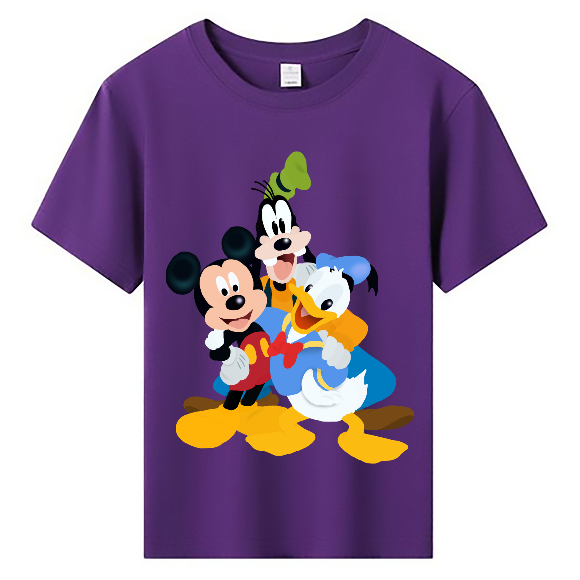 ミッキーマウス Mickey Mouse 綿100％キッズTシャツ（フロントプリント）