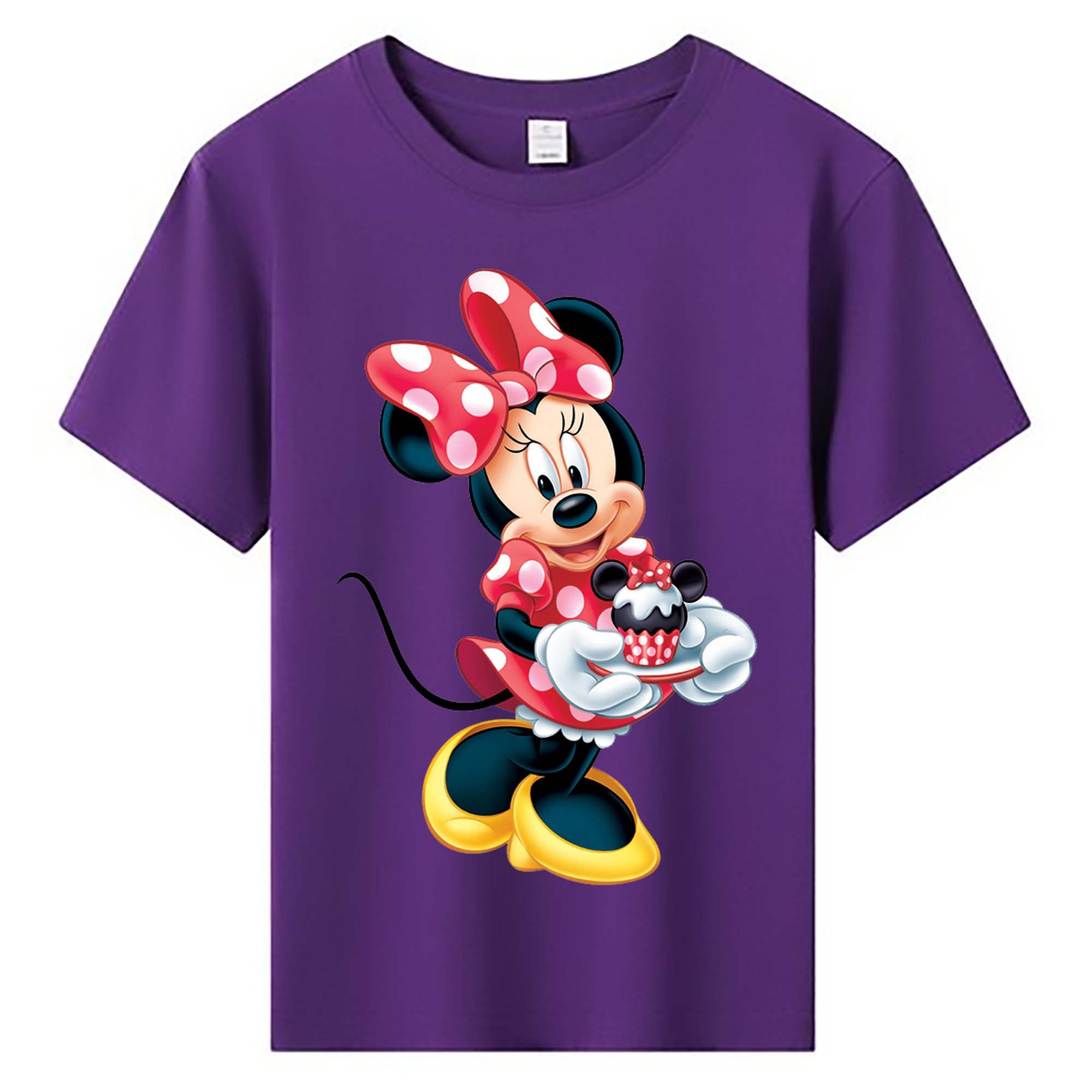 ミッキーマウス Mickey Mouse 綿100％キッズTシャツ（フロントプリント）