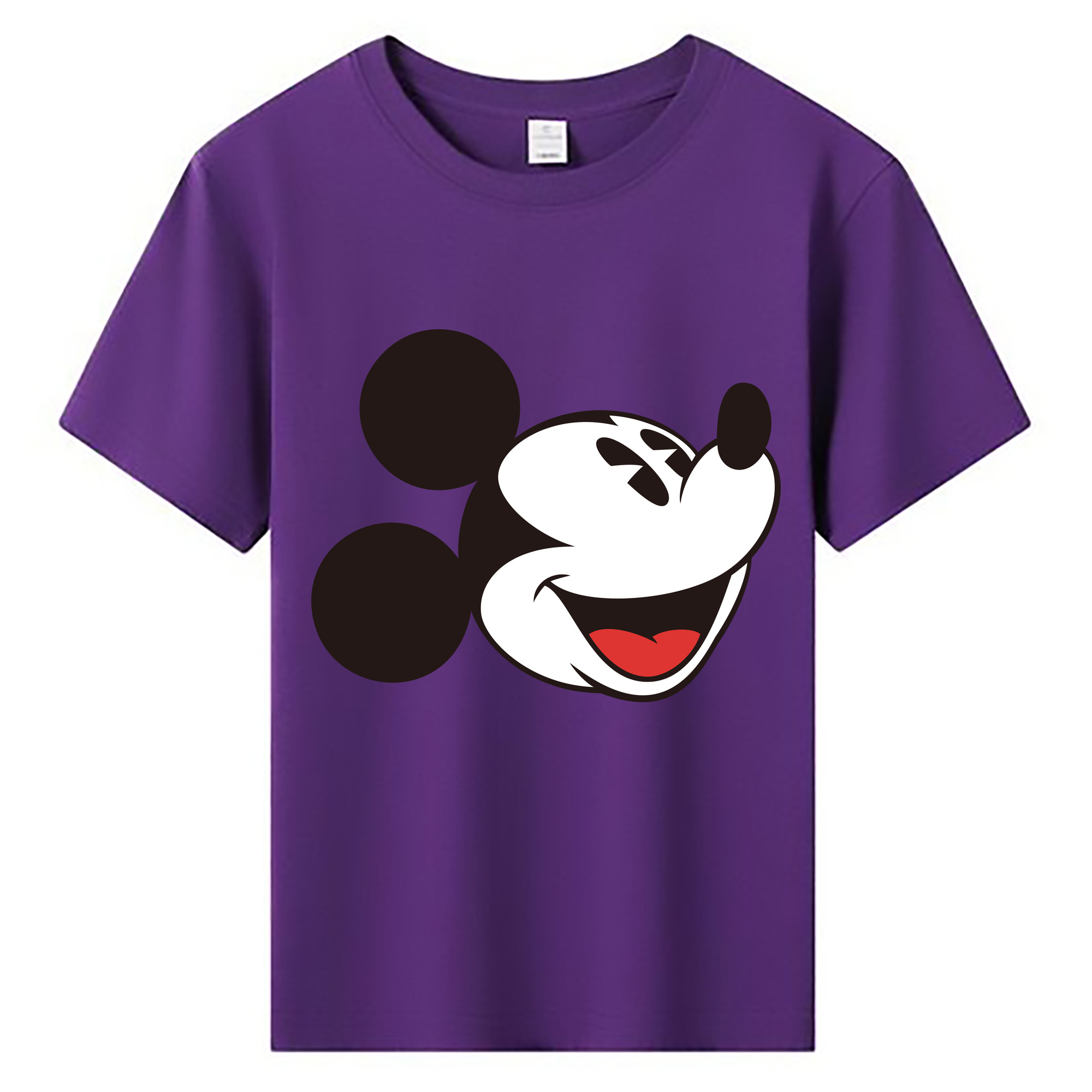 ミッキーマウス Mickey Mouse 綿100％キッズTシャツ（フロントプリント）