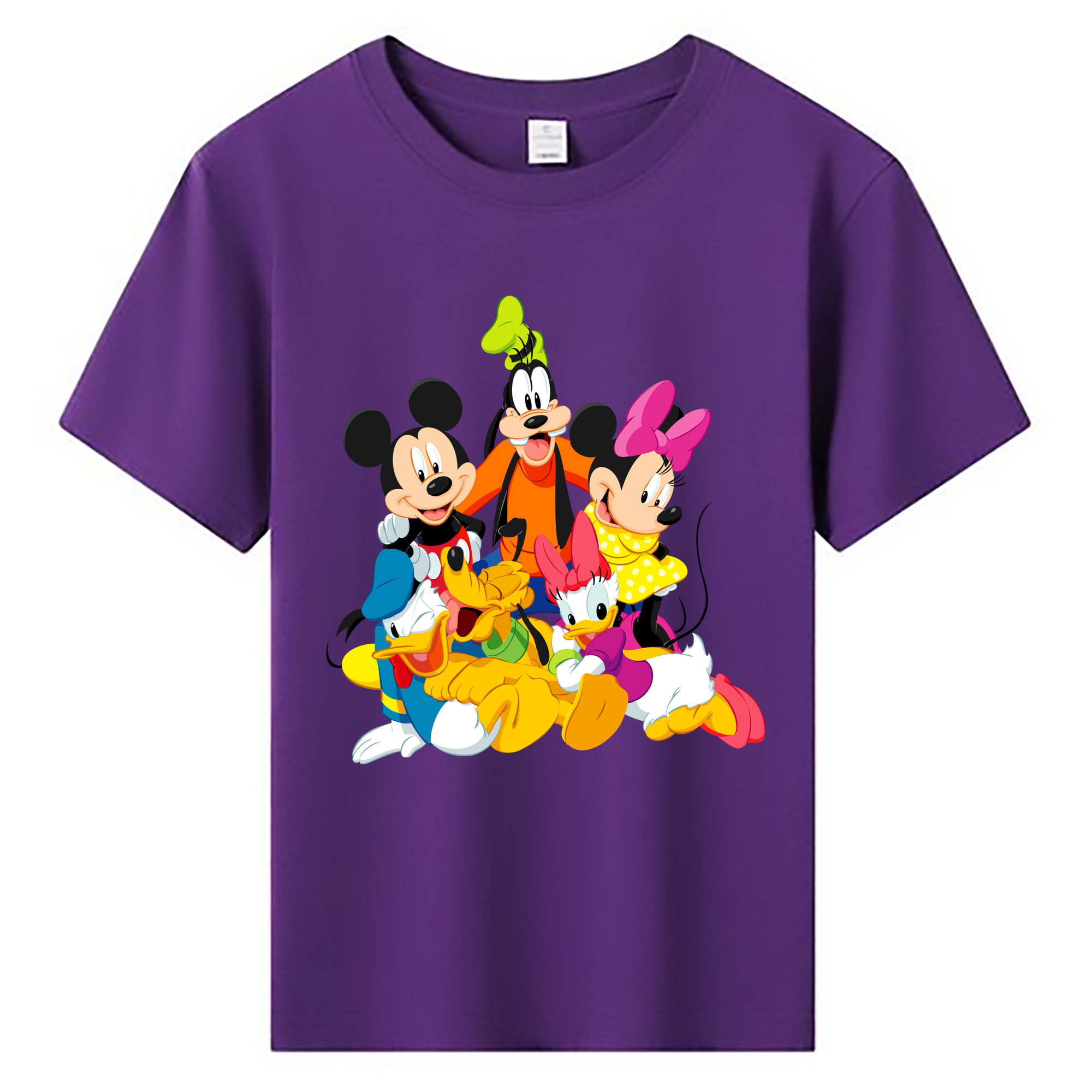 ミッキーマウス Mickey Mouse 綿100％キッズTシャツ（フロントプリント）