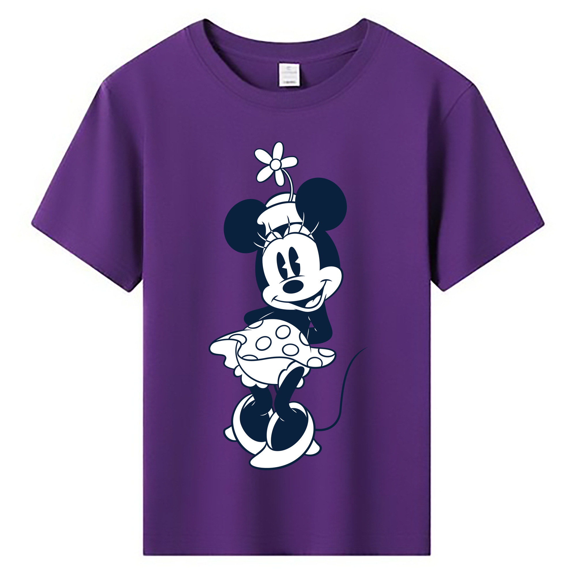 ミッキーマウス Mickey Mouse 綿100％キッズTシャツ（フロントプリント）