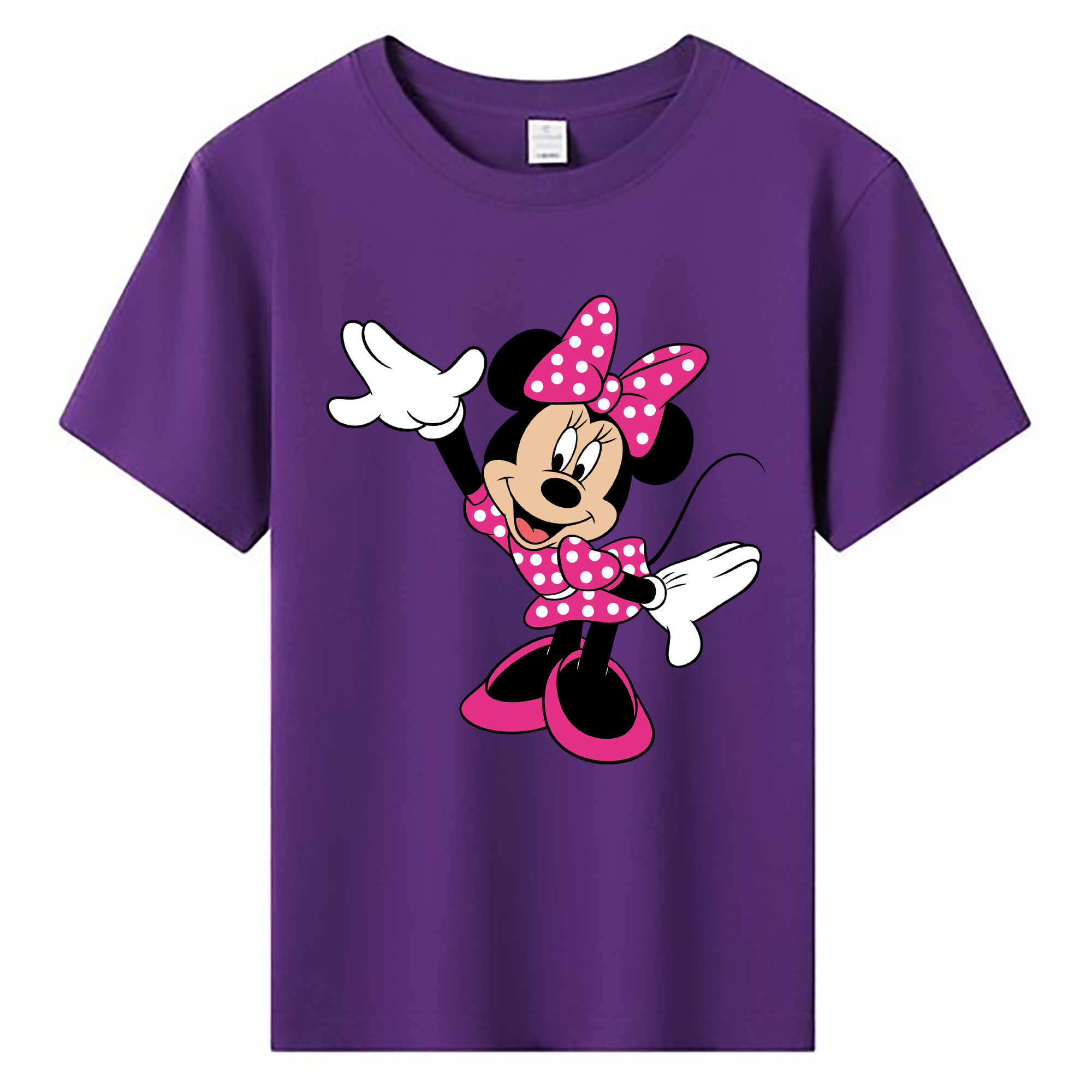 ミッキーマウス Mickey Mouse 綿100％キッズTシャツ（フロントプリント）
