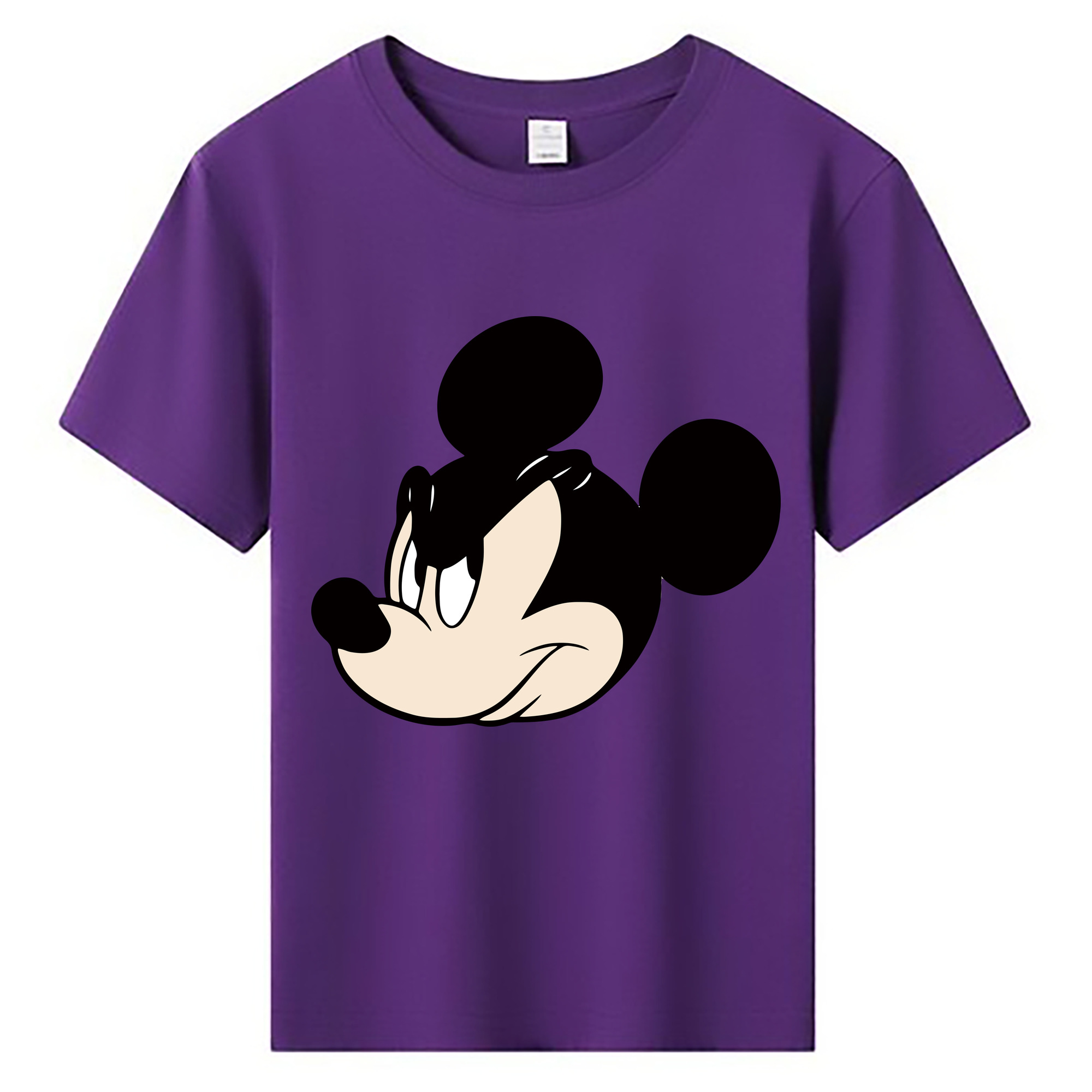 ミッキーマウス Mickey Mouse 綿100％キッズTシャツ（フロントプリント）