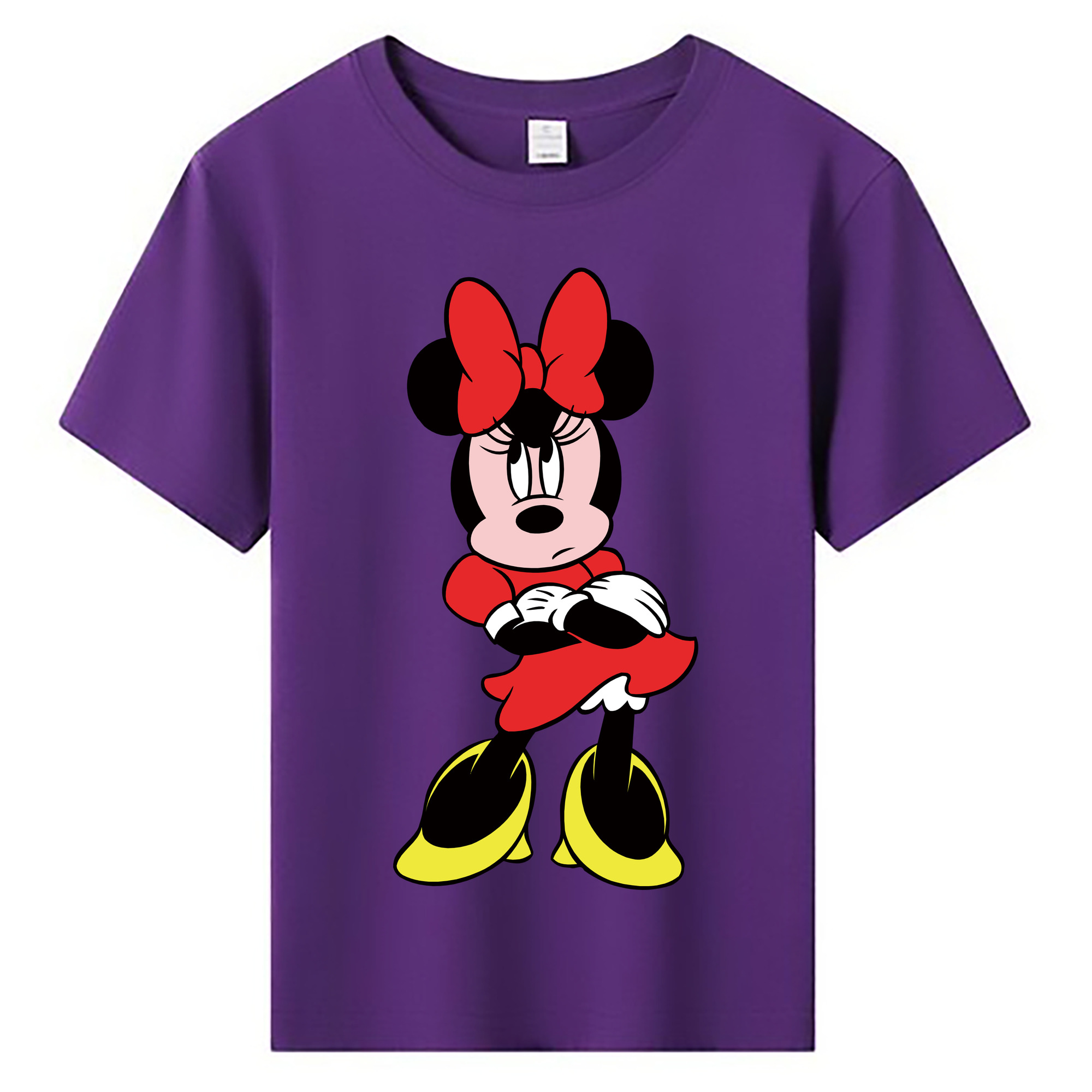 ミッキーマウス Mickey Mouse 綿100％キッズTシャツ（フロントプリント）