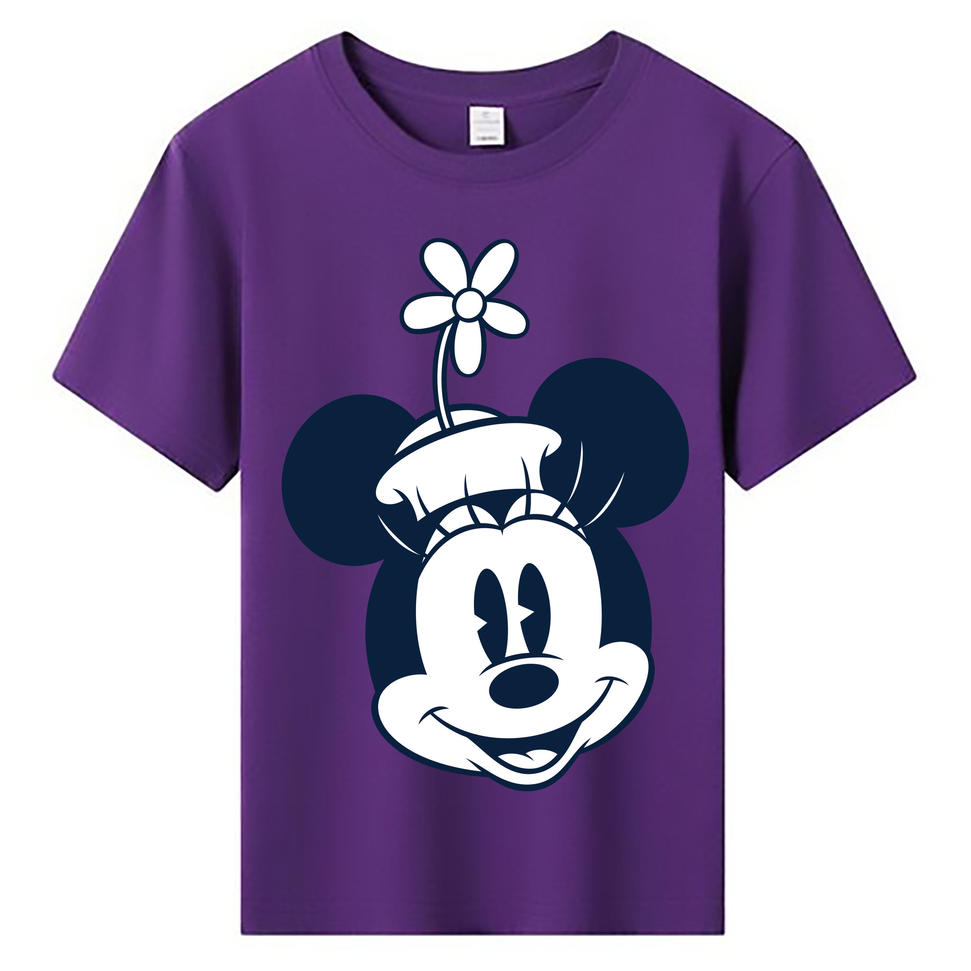 ミッキーマウス Mickey Mouse 綿100％キッズTシャツ（フロントプリント）