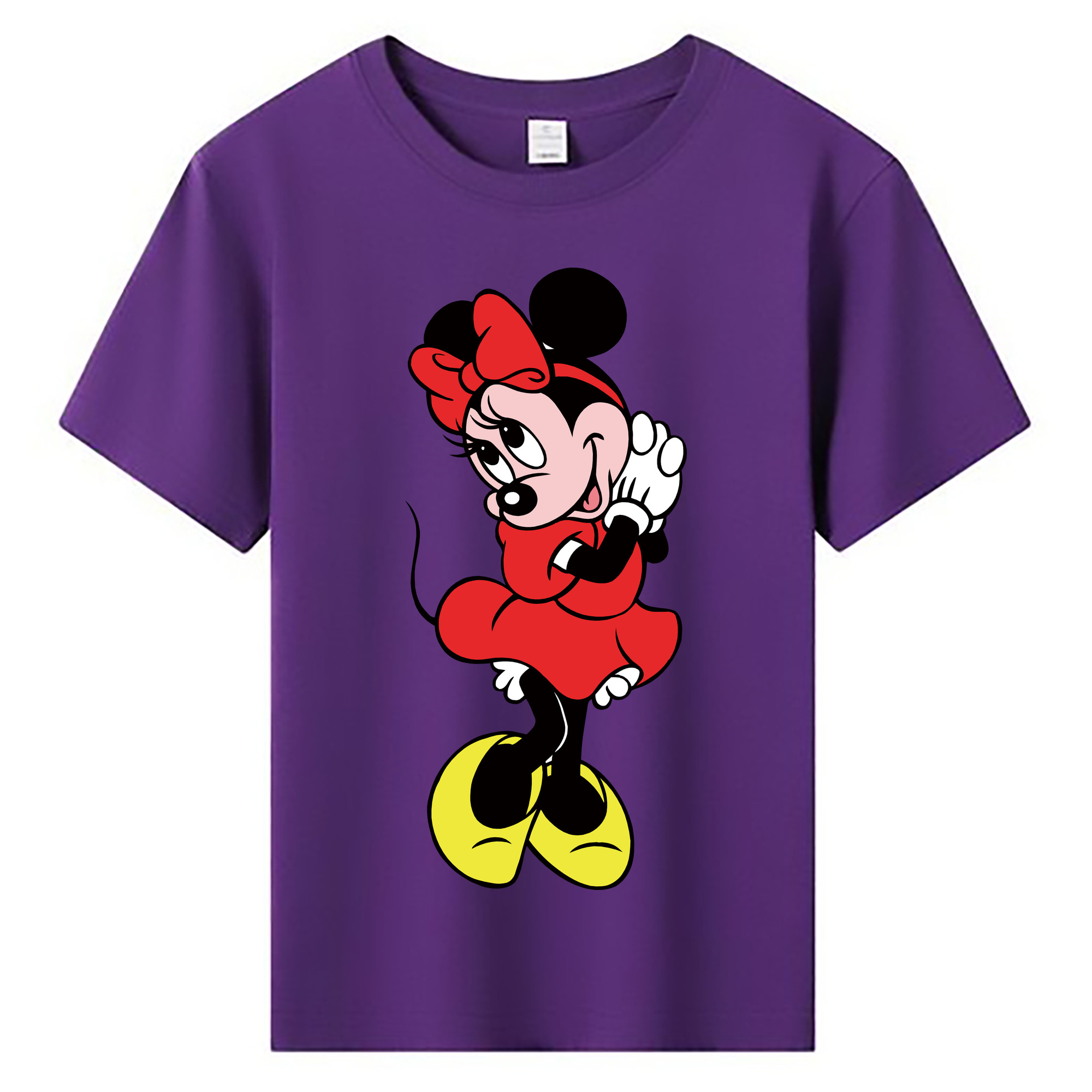 ミッキーマウス Mickey Mouse 綿100％キッズTシャツ（フロントプリント）