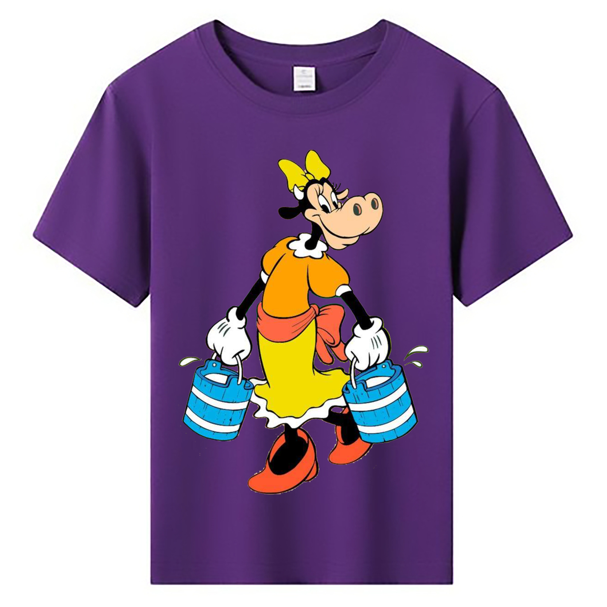 ミッキーマウス Mickey Mouse 綿100％キッズTシャツ（フロントプリント）
