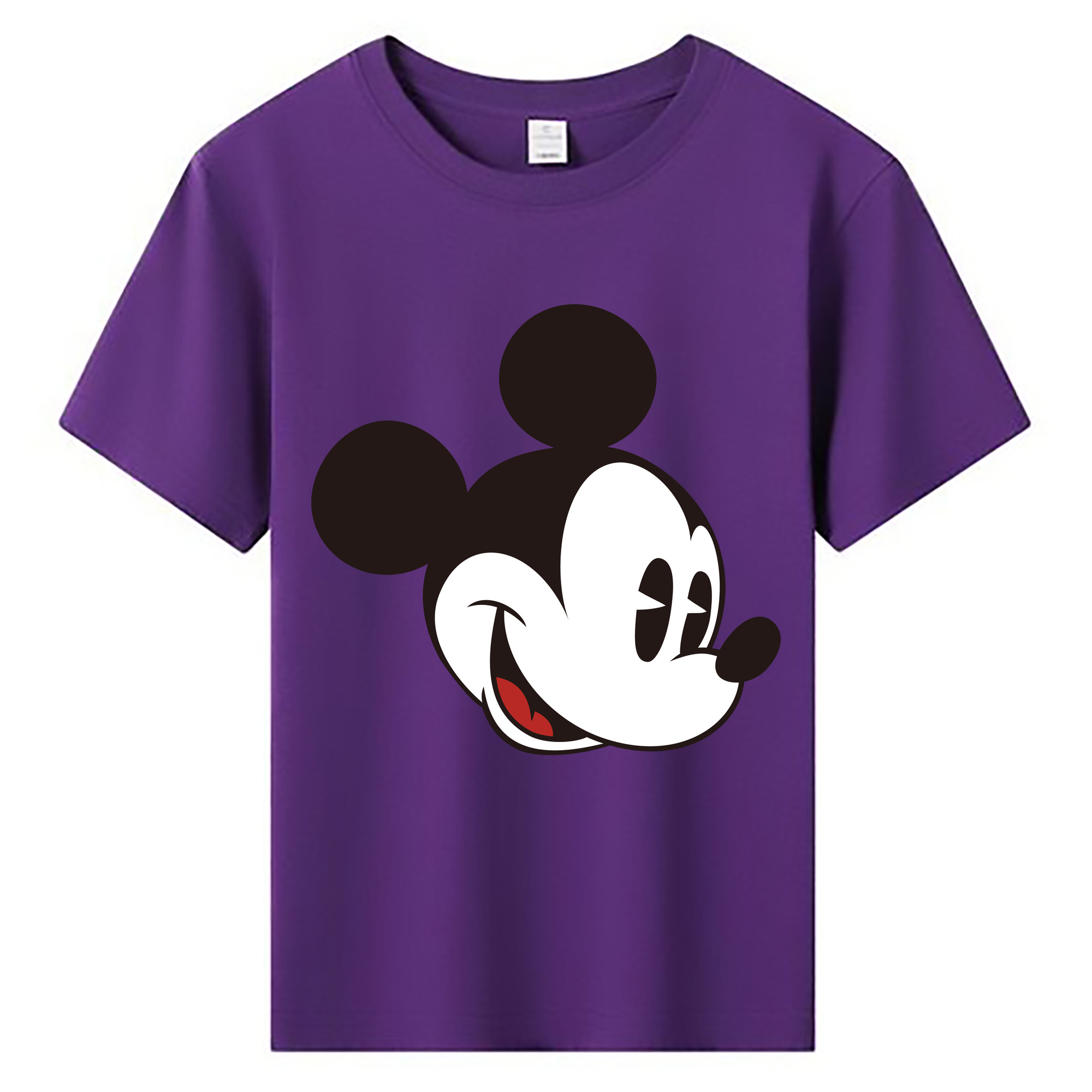 ミッキーマウス Mickey Mouse 綿100％キッズTシャツ（フロントプリント）