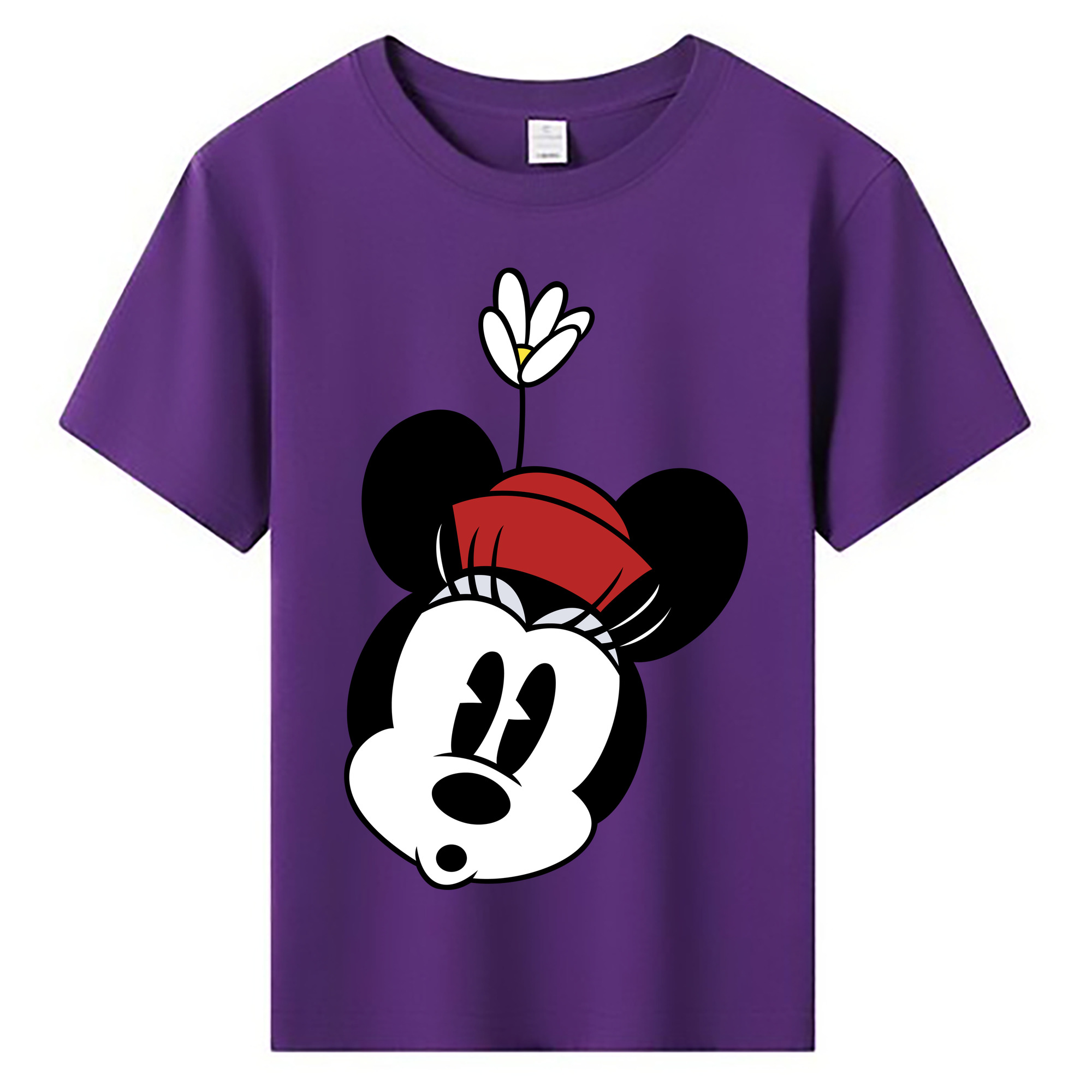 ミッキーマウス Mickey Mouse 綿100％キッズTシャツ（フロントプリント）
