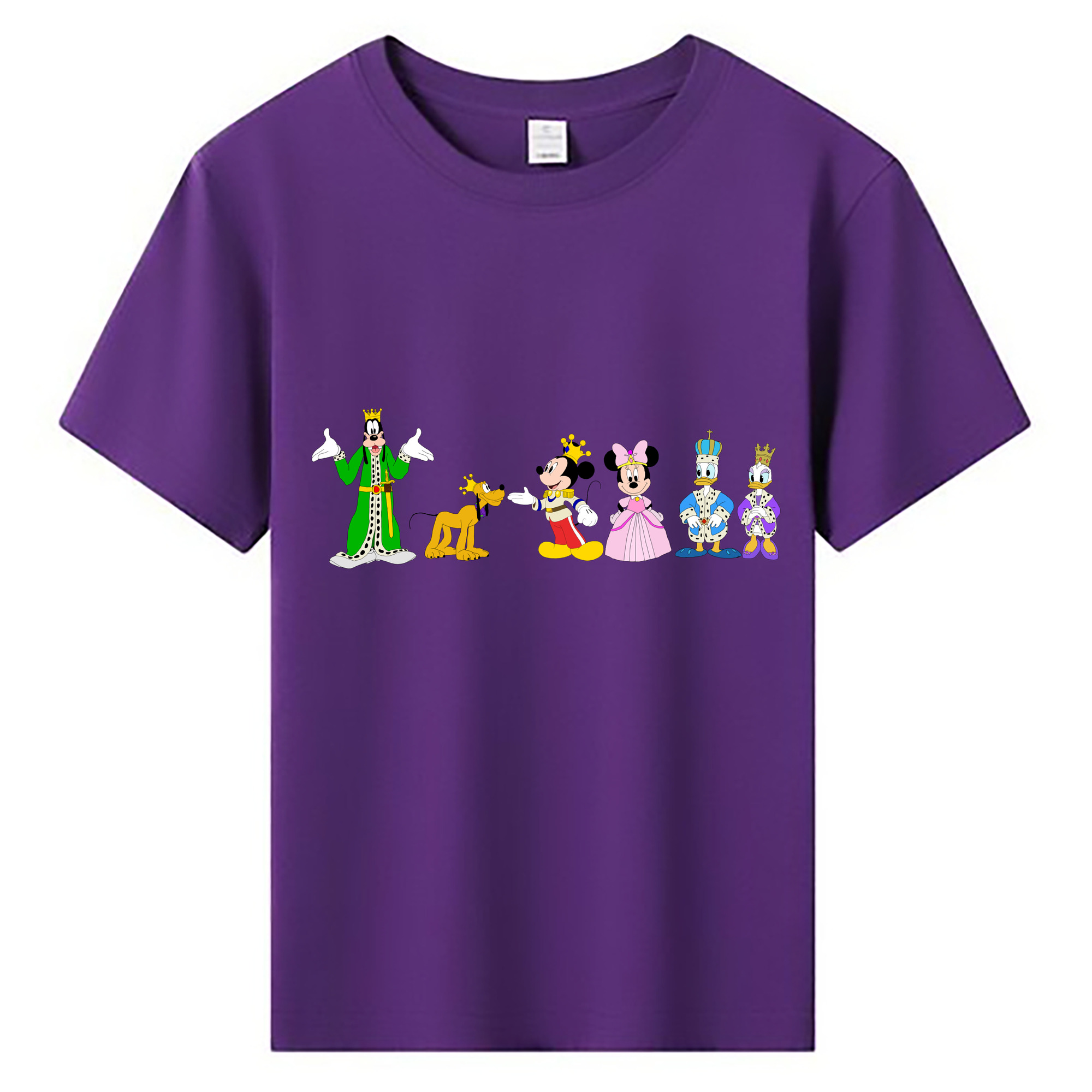 ミッキーマウス Mickey Mouse 綿100％キッズTシャツ（フロントプリント）