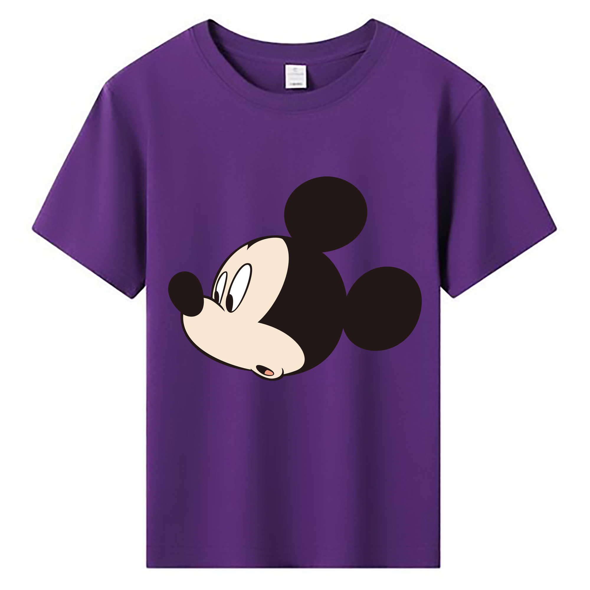 ミッキーマウス Mickey Mouse 綿100％キッズTシャツ（フロントプリント）