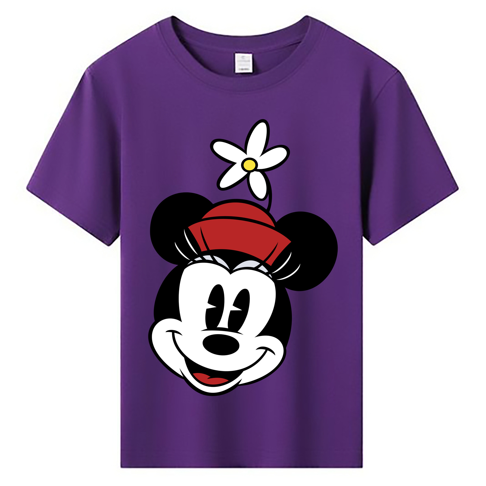 ミッキーマウス Mickey Mouse 綿100％キッズTシャツ（フロントプリント）