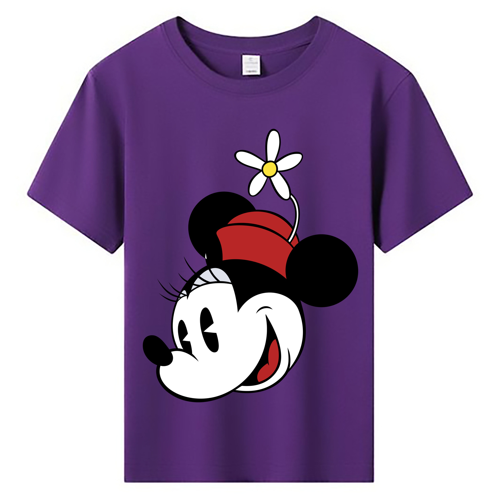 ミッキーマウス Mickey Mouse 綿100％キッズTシャツ（フロントプリント）