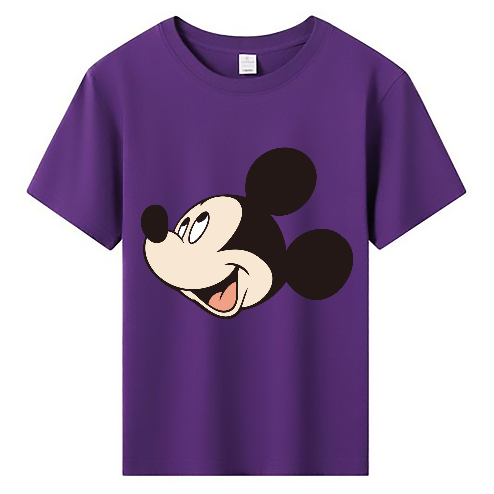 ミッキーマウス Mickey Mouse 綿100％キッズTシャツ（フロントプリント）