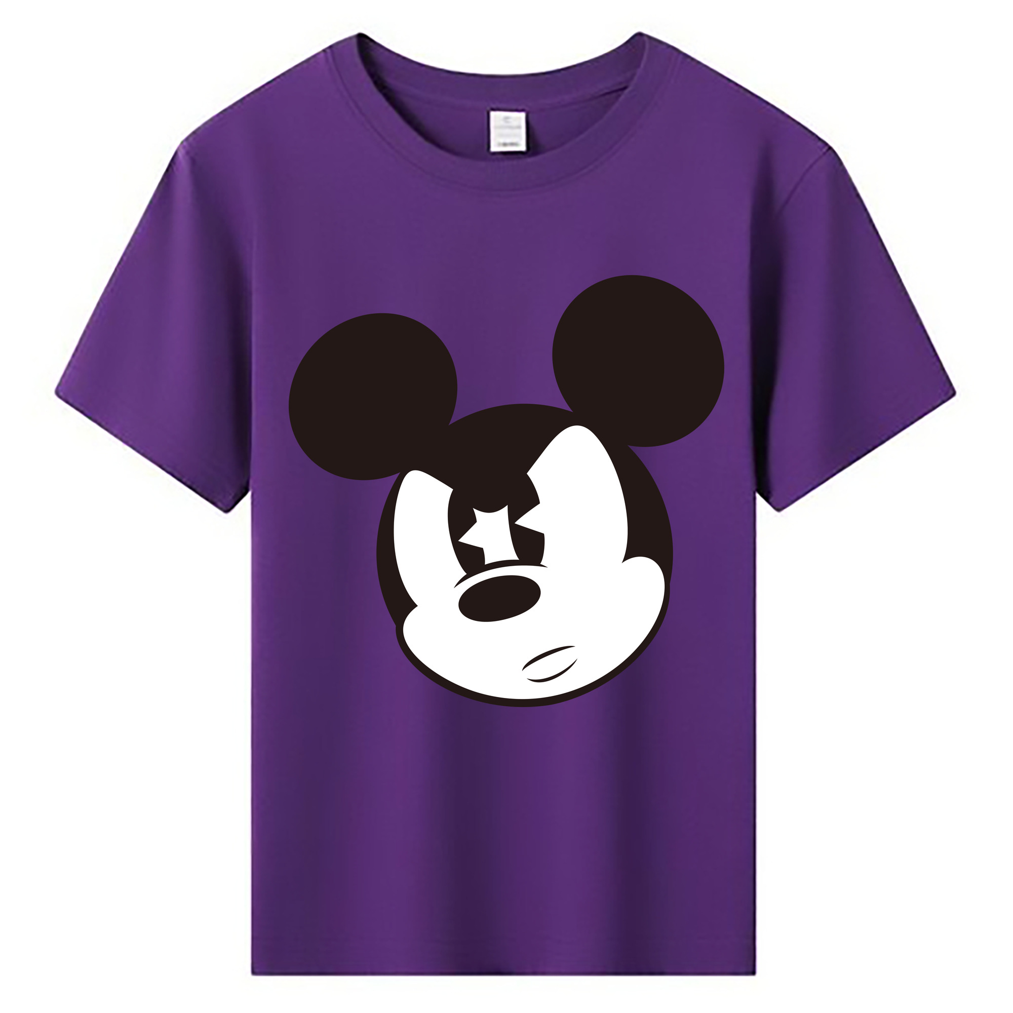 ミッキーマウス Mickey Mouse 綿100％キッズTシャツ（フロントプリント）