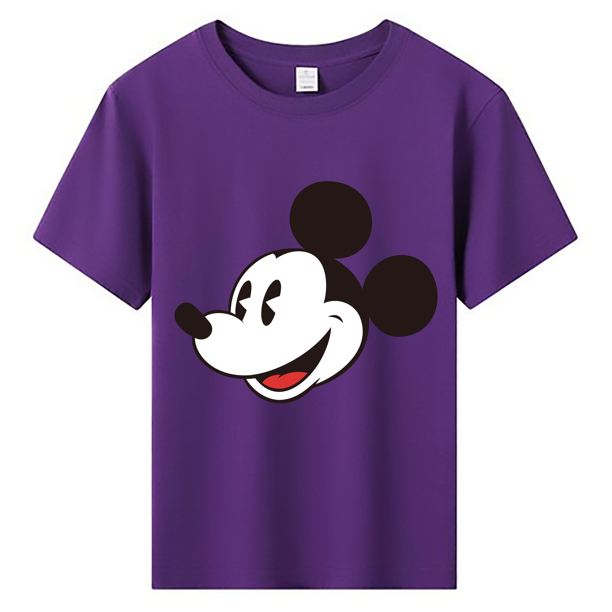 ミッキーマウス Mickey Mouse 綿100％キッズTシャツ（フロントプリント）