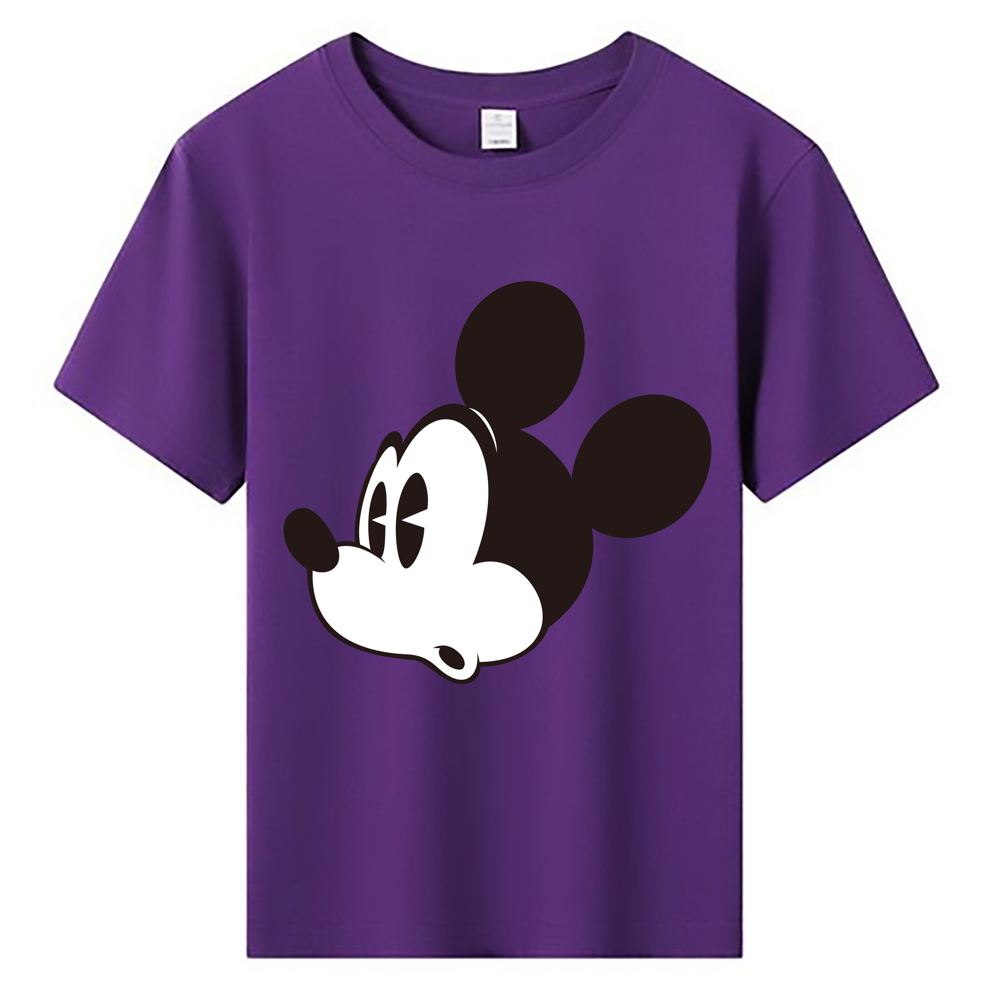 ミッキーマウス Mickey Mouse 綿100％キッズTシャツ（フロントプリント）