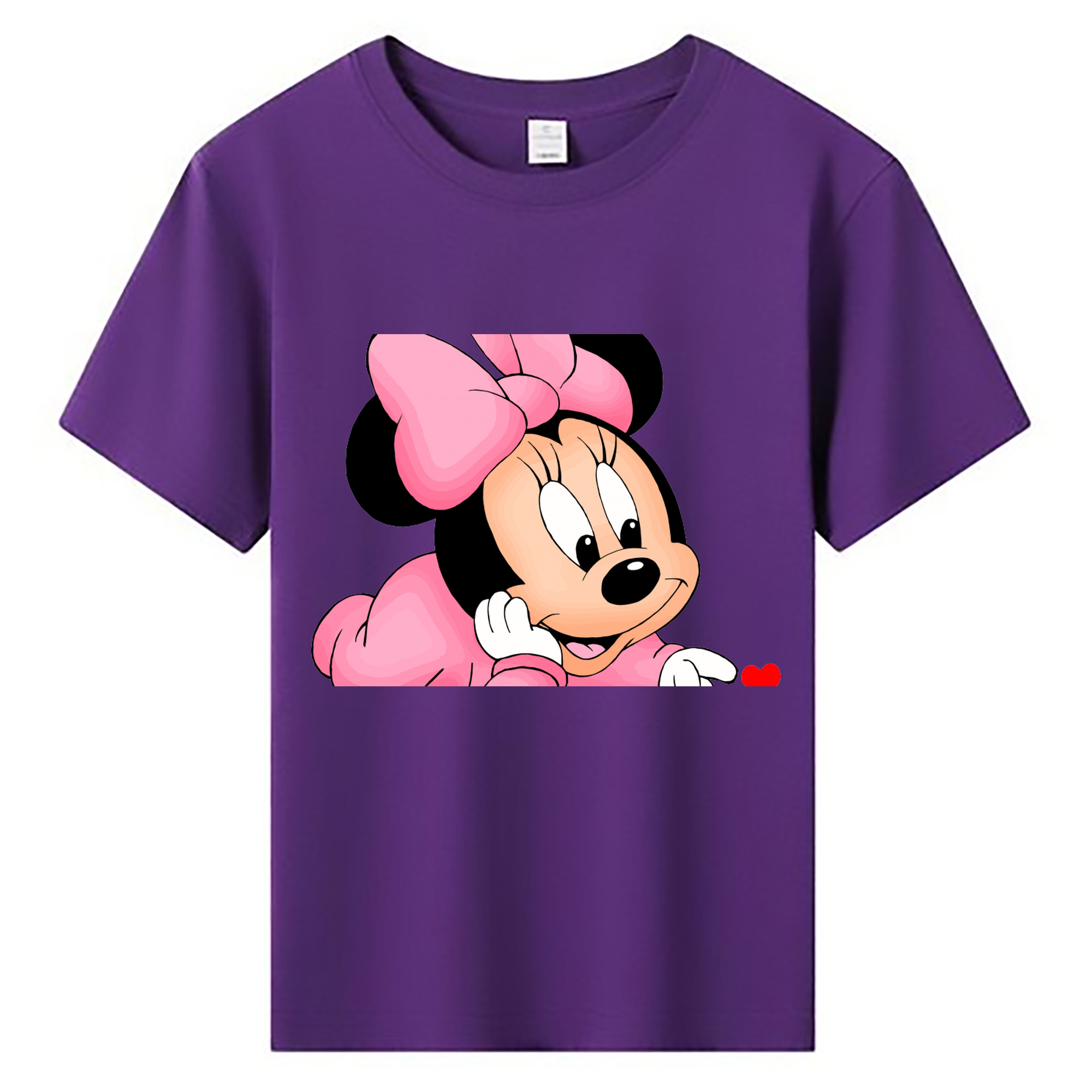 ミッキーマウス Mickey Mouse 綿100％キッズTシャツ（フロントプリント）