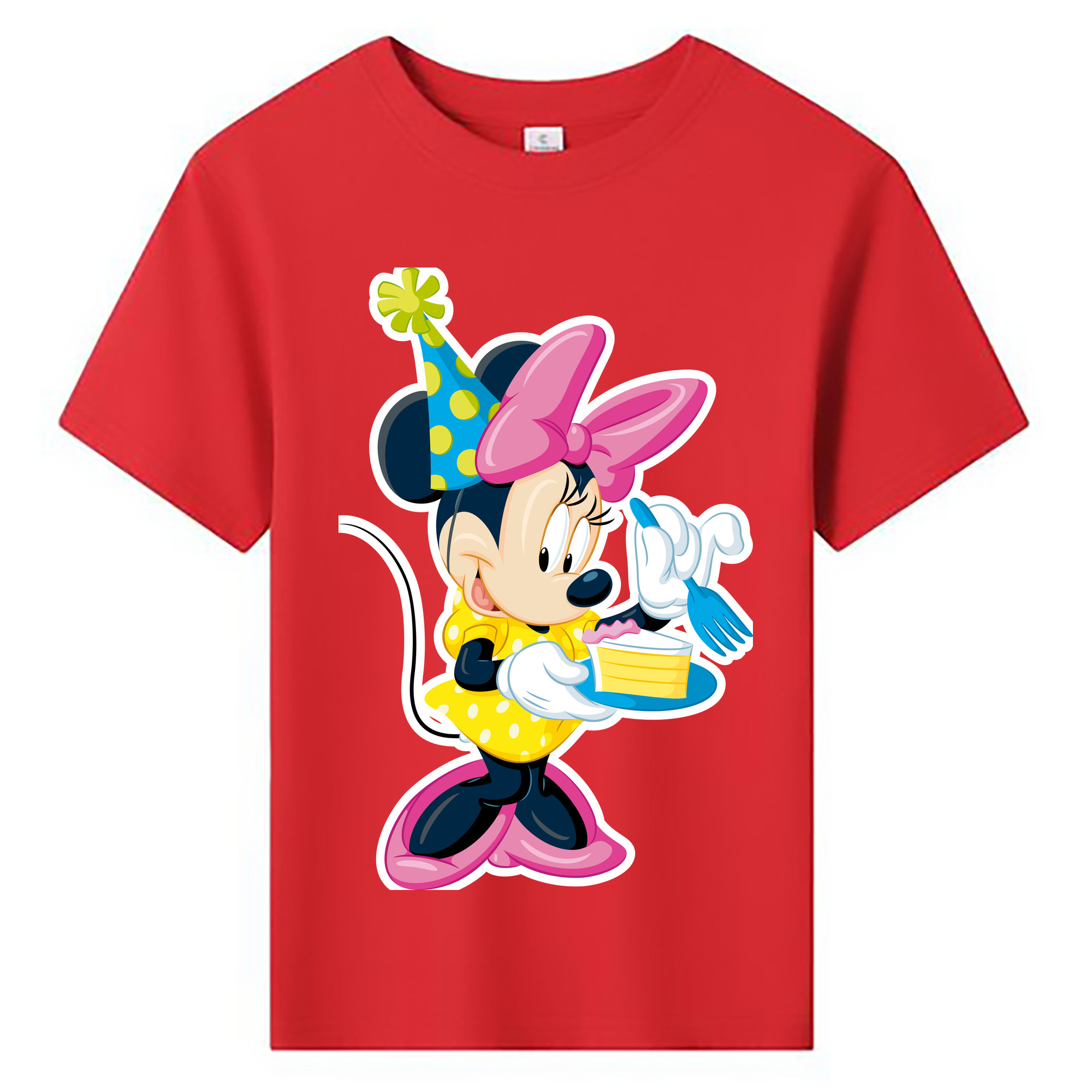 ミッキーマウス Mickey Mouse 綿100％キッズTシャツ（フロントプリント）