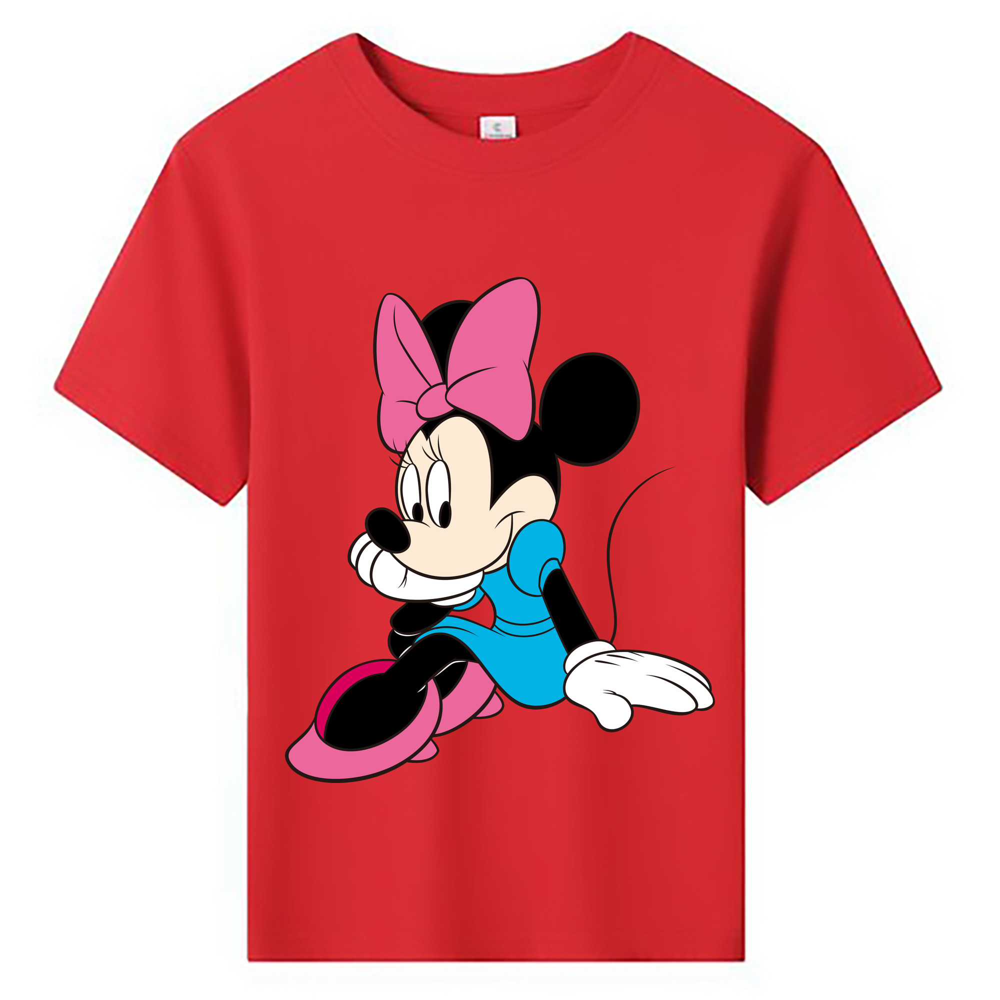 ミッキーマウス Mickey Mouse 綿100％キッズTシャツ（フロントプリント）