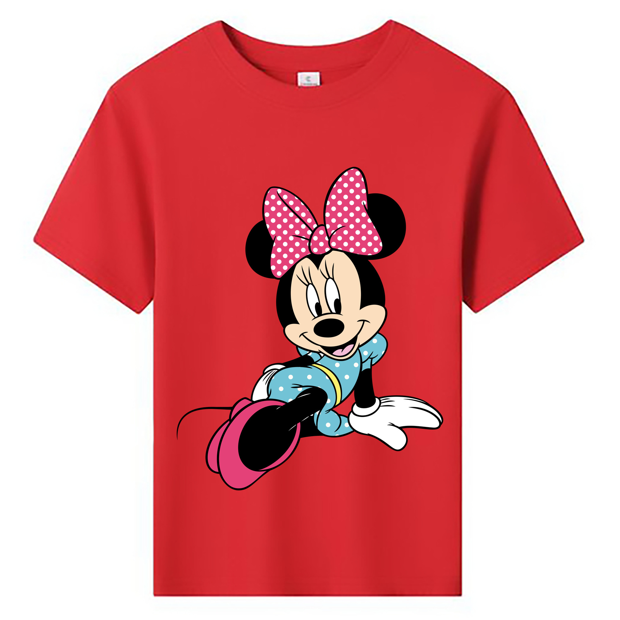 ミッキーマウス Mickey Mouse 綿100％キッズTシャツ（フロントプリント）