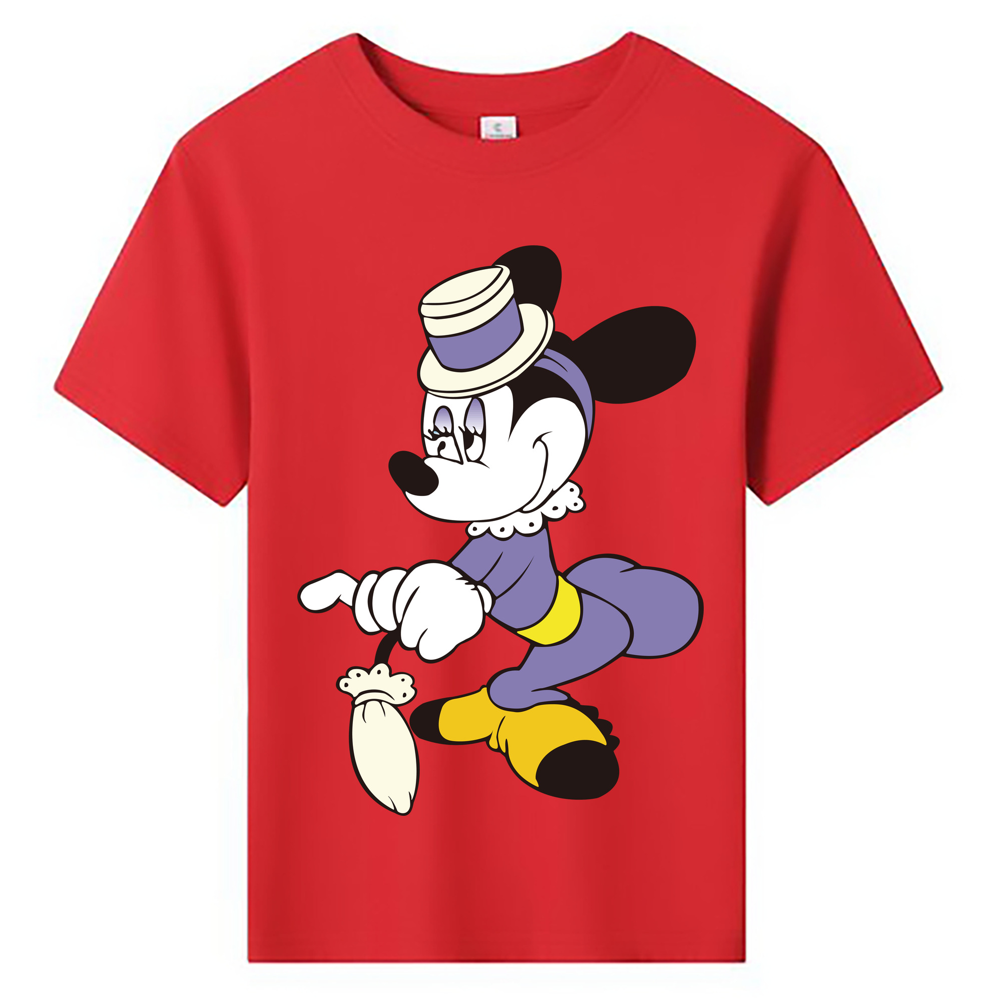 ミッキーマウス Mickey Mouse 綿100％キッズTシャツ（フロントプリント）