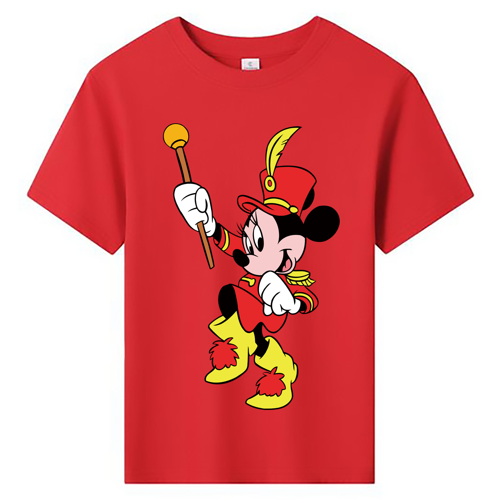 ミッキーマウス Mickey Mouse 綿100％キッズTシャツ（フロントプリント）