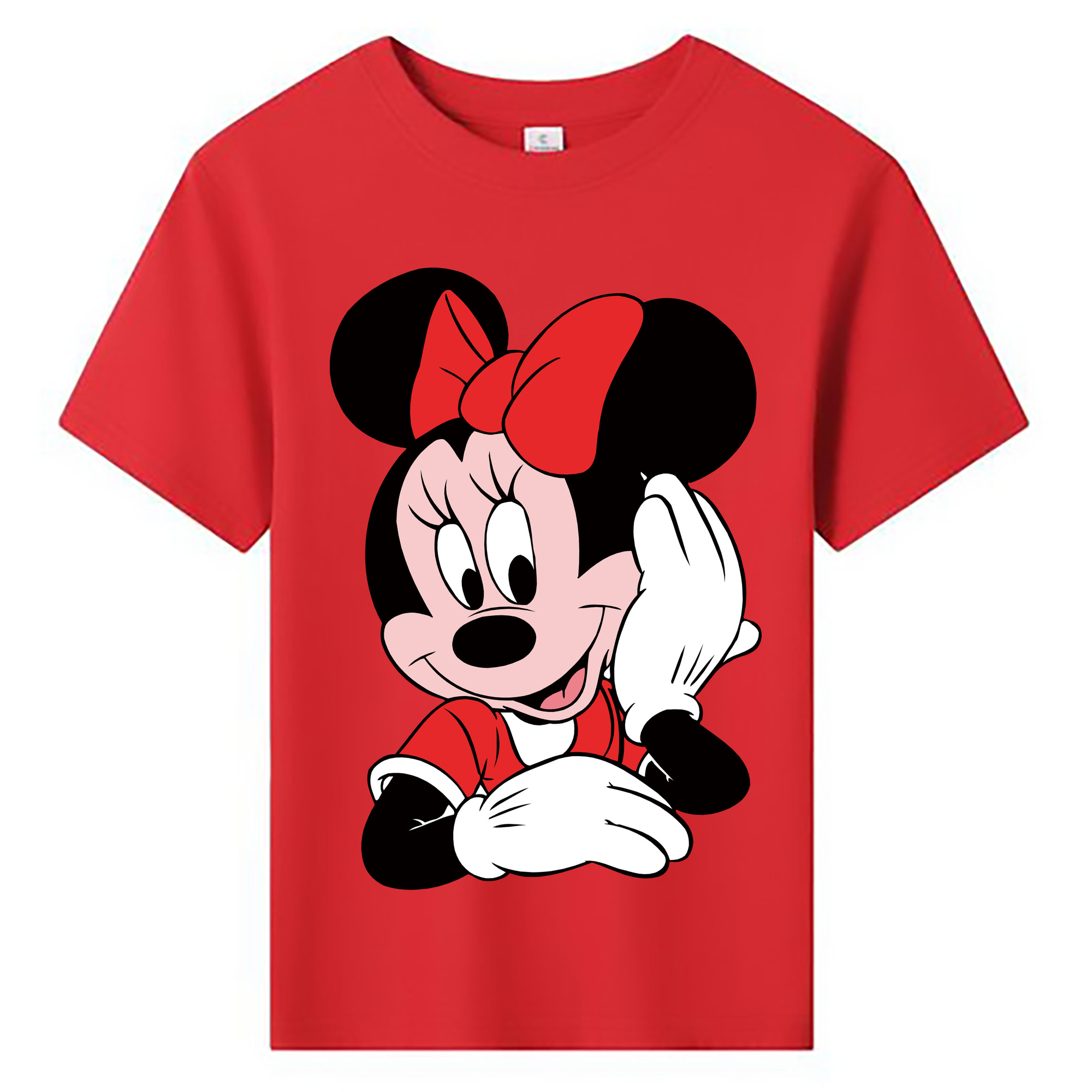 ミッキーマウス Mickey Mouse 綿100％キッズTシャツ（フロントプリント）