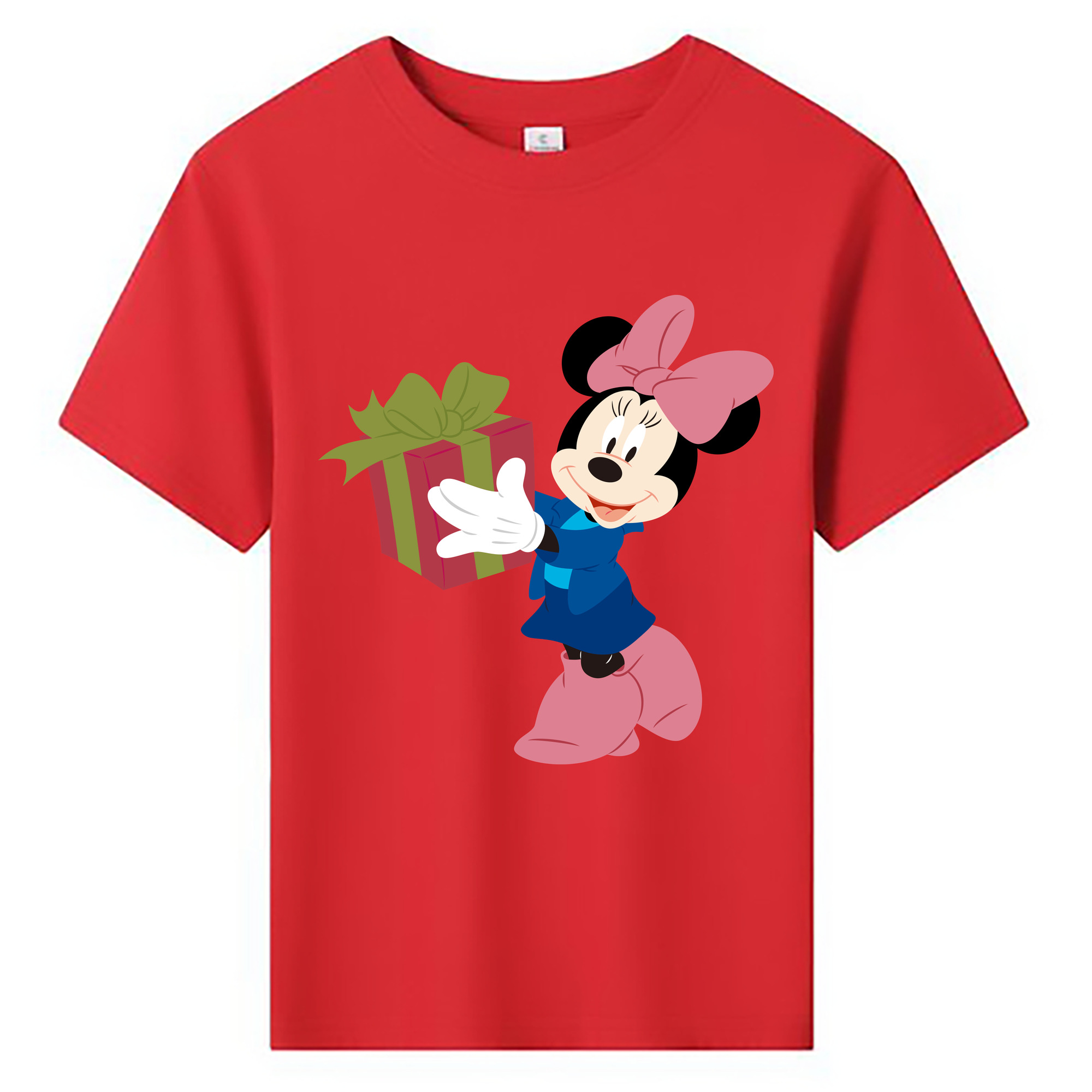 ミッキーマウス Mickey Mouse 綿100％キッズTシャツ（フロントプリント）