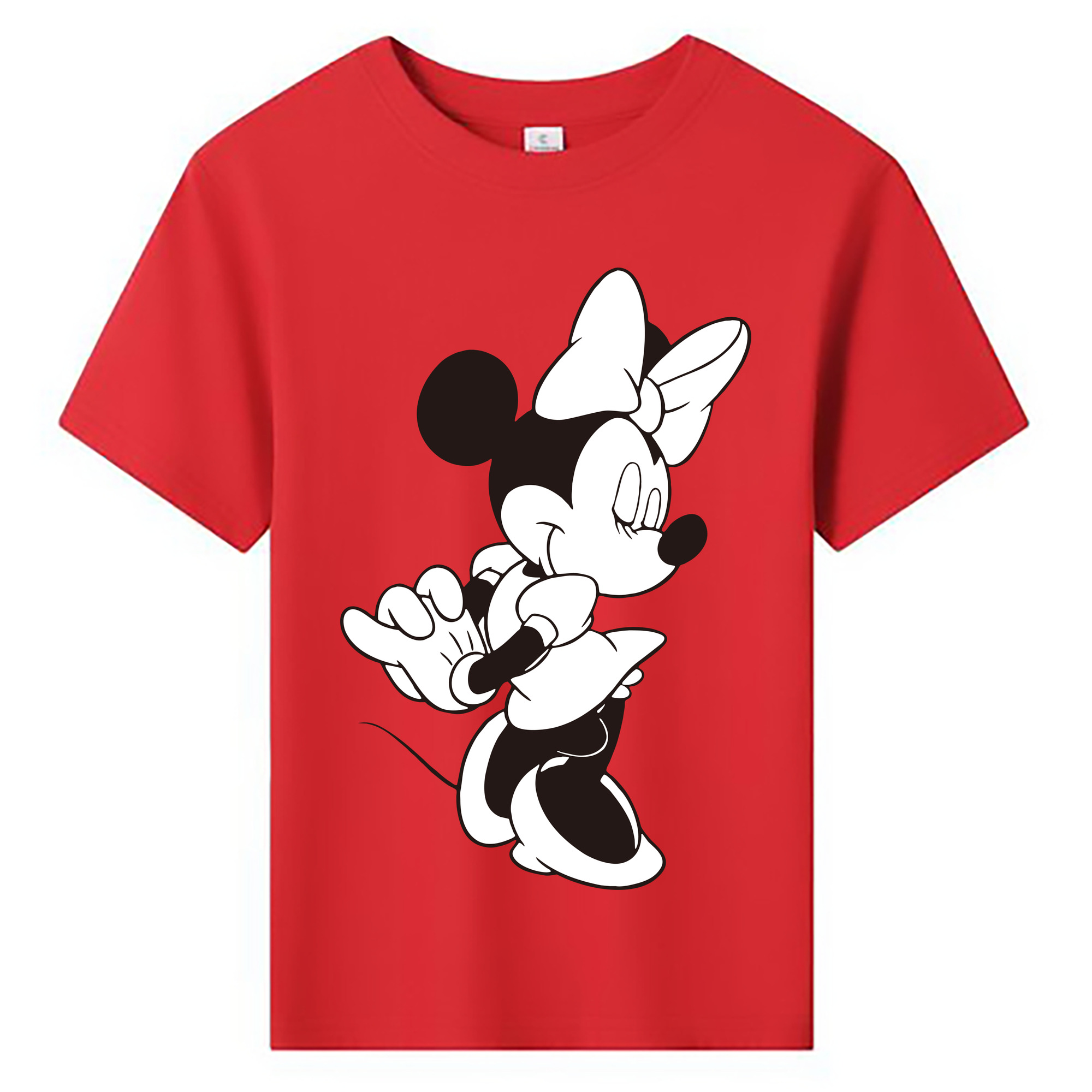 ミッキーマウス Mickey Mouse 綿100％キッズTシャツ（フロントプリント）