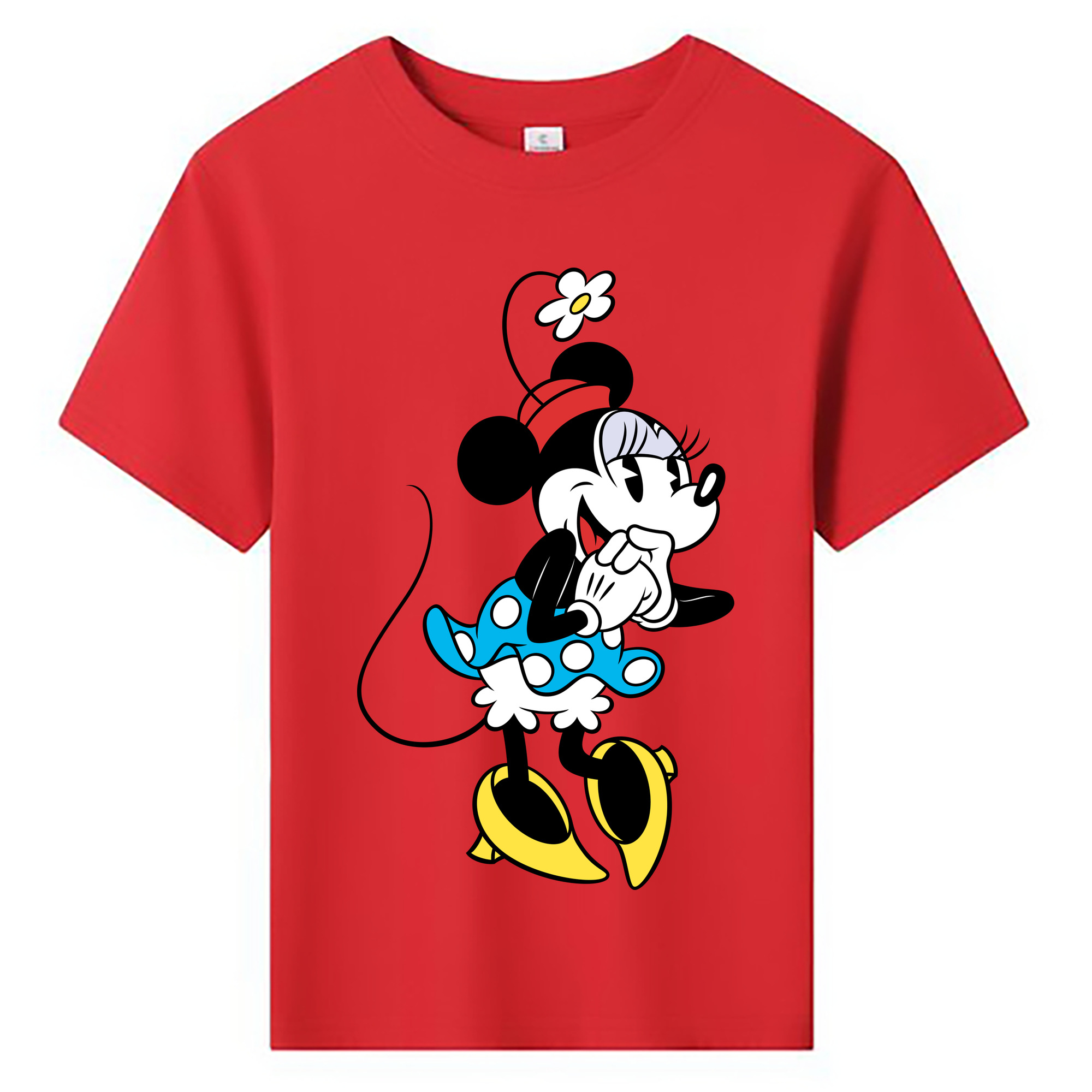 ミッキーマウス Mickey Mouse 綿100％キッズTシャツ（フロントプリント）