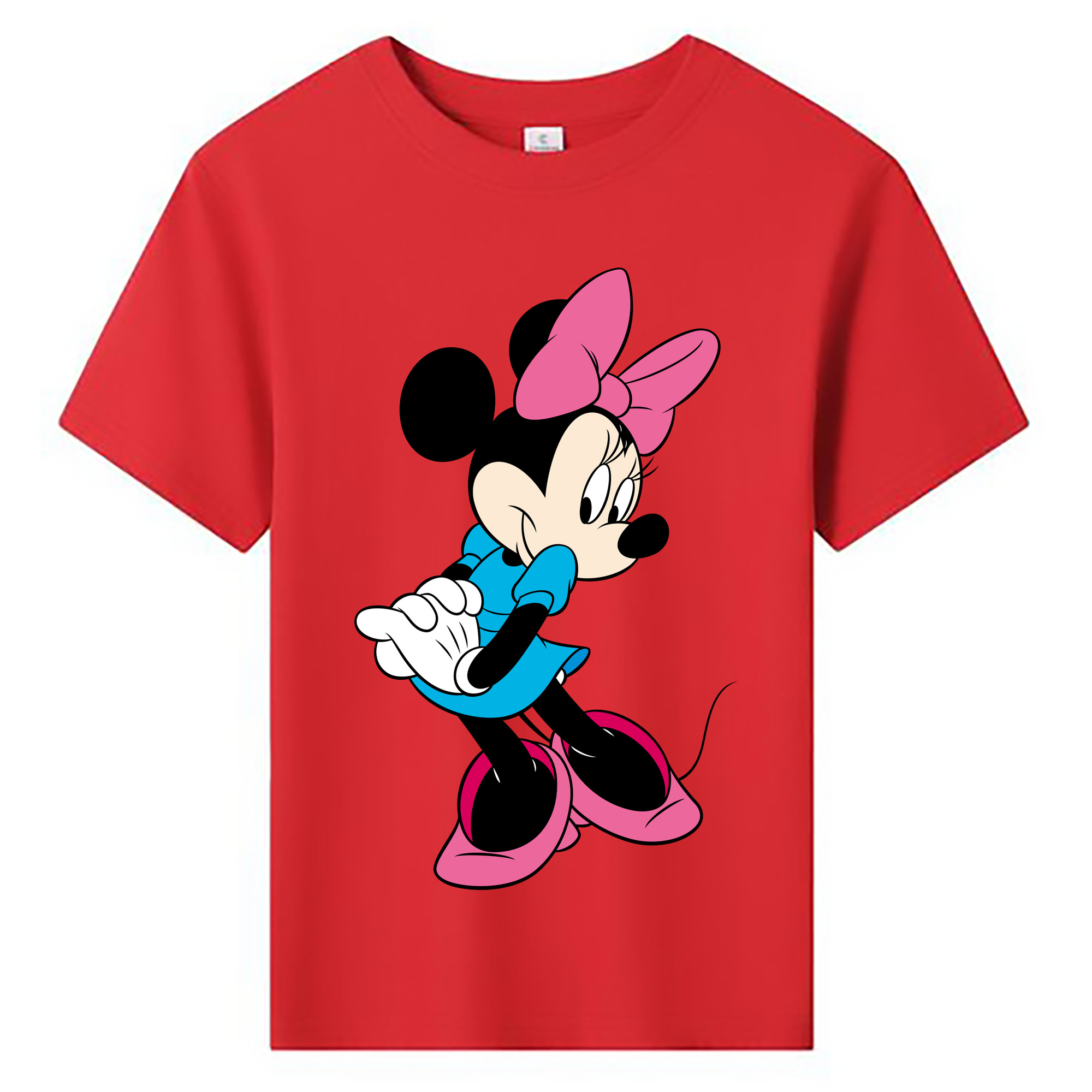 ミッキーマウス Mickey Mouse 綿100％キッズTシャツ（フロントプリント）