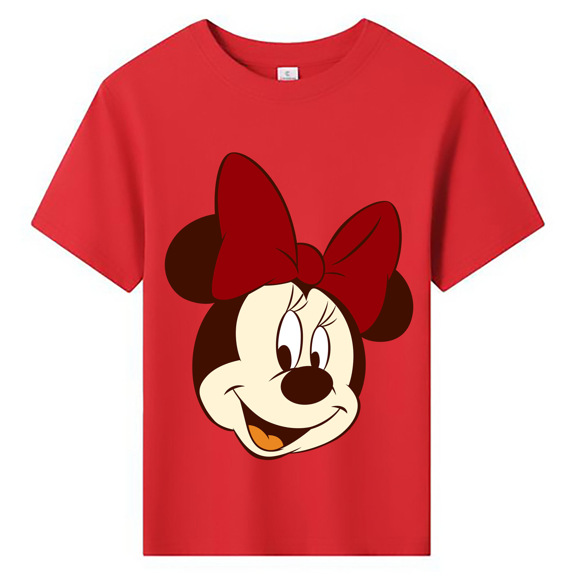 ミッキーマウス Mickey Mouse 綿100％キッズTシャツ（フロントプリント）