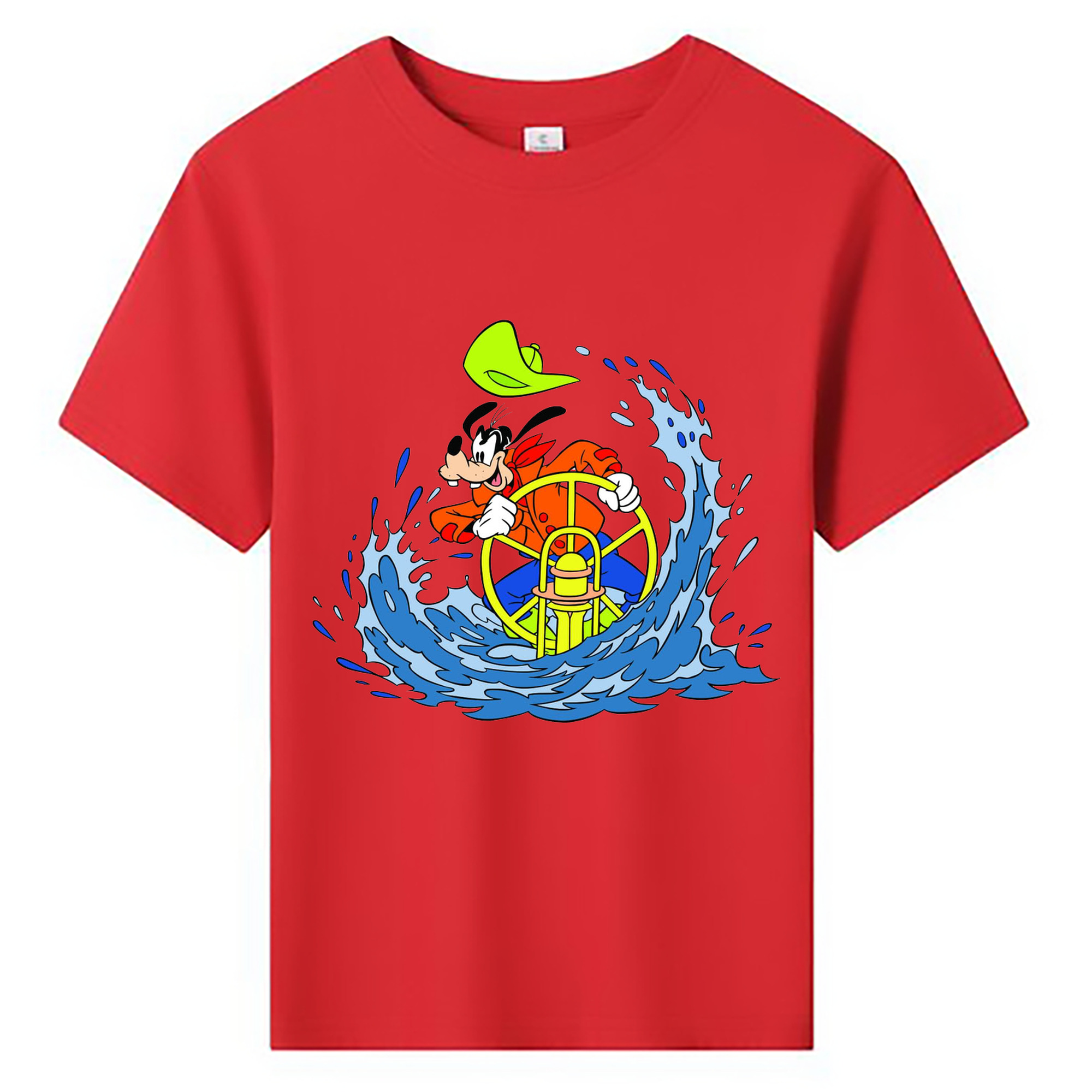 ミッキーマウス Mickey Mouse 綿100％キッズTシャツ（フロントプリント）