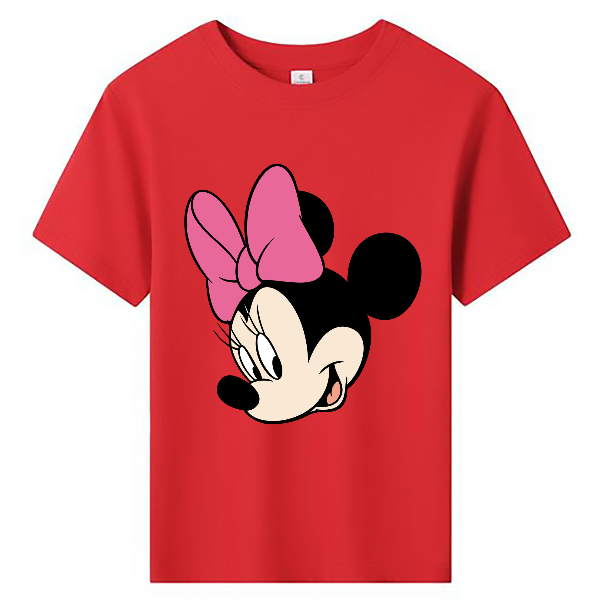 ミッキーマウス Mickey Mouse 綿100％キッズTシャツ（フロントプリント）