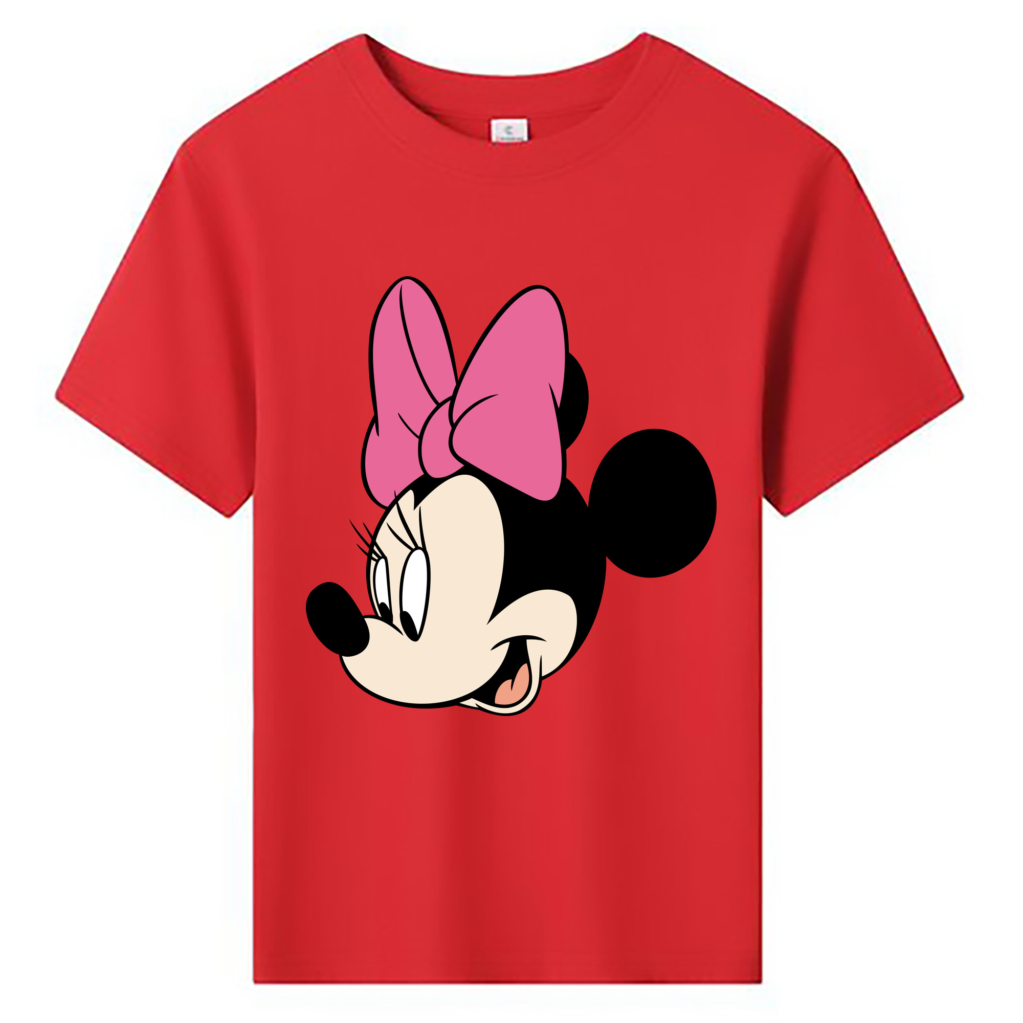 ミッキーマウス Mickey Mouse 綿100％キッズTシャツ（フロントプリント）