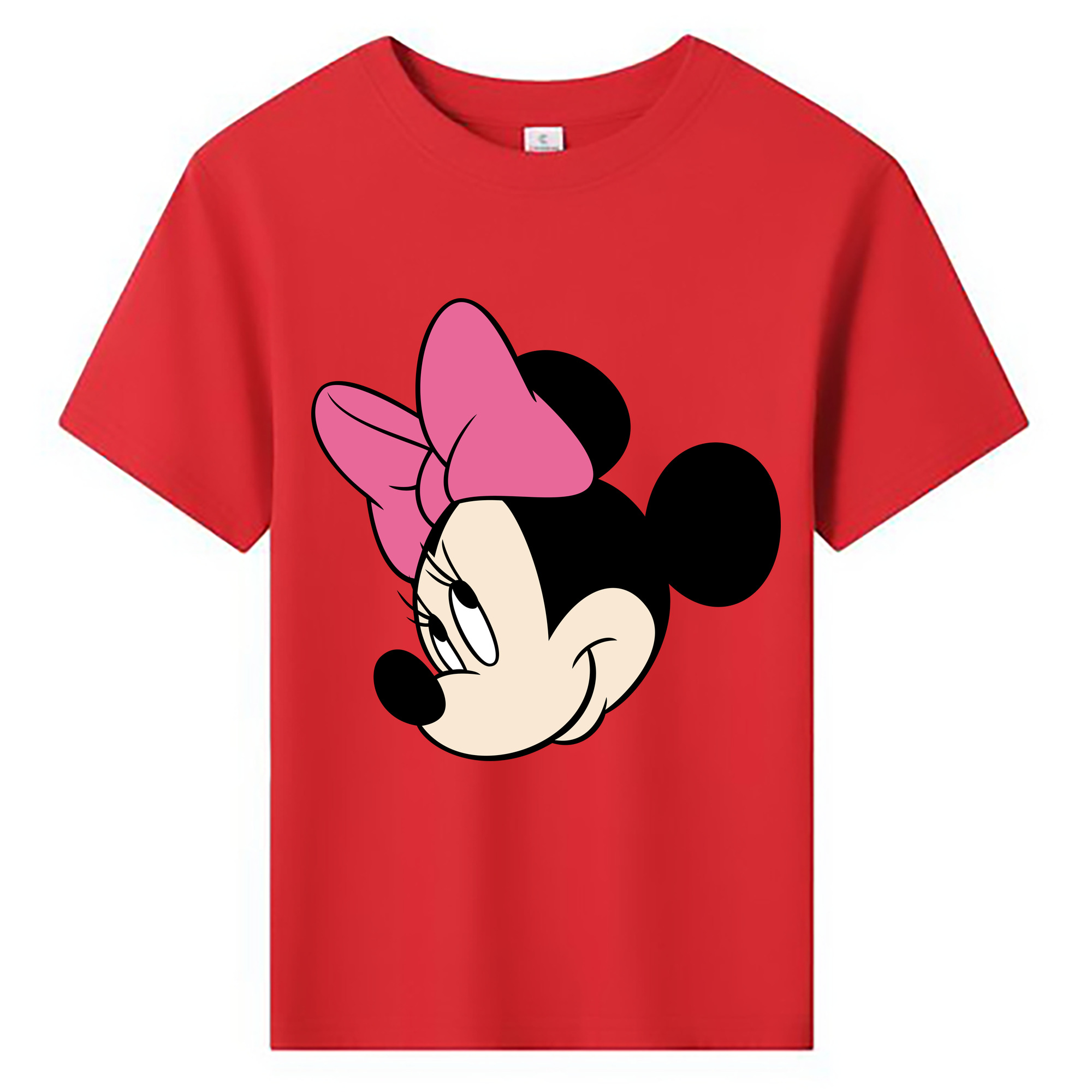 ミッキーマウス Mickey Mouse 綿100％キッズTシャツ（フロントプリント）