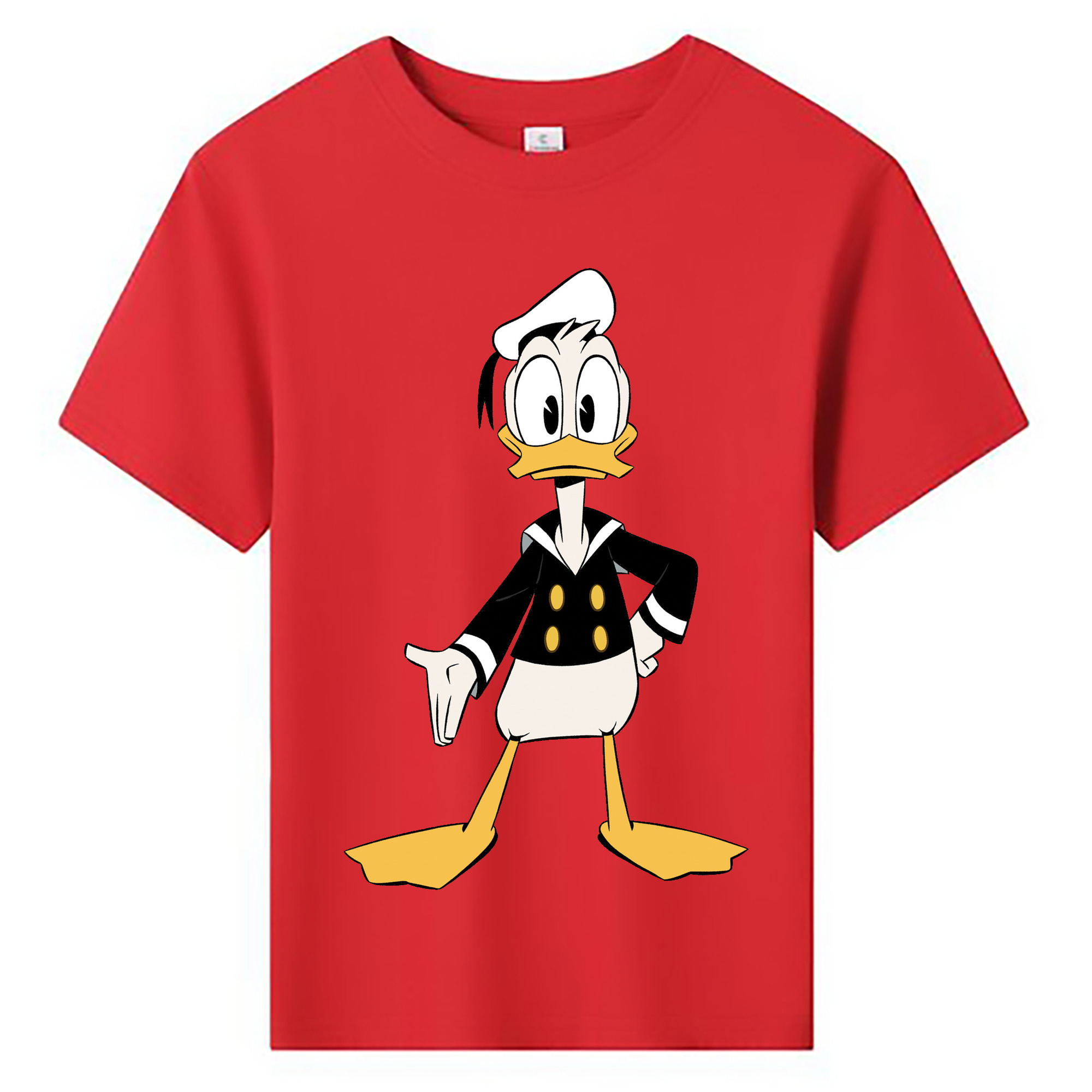 ミッキーマウス Mickey Mouse 綿100％キッズTシャツ（フロントプリント）